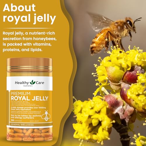 Healthy Care Royal Jelly 1000, 365 Capsules – Made in Australia - Image 6