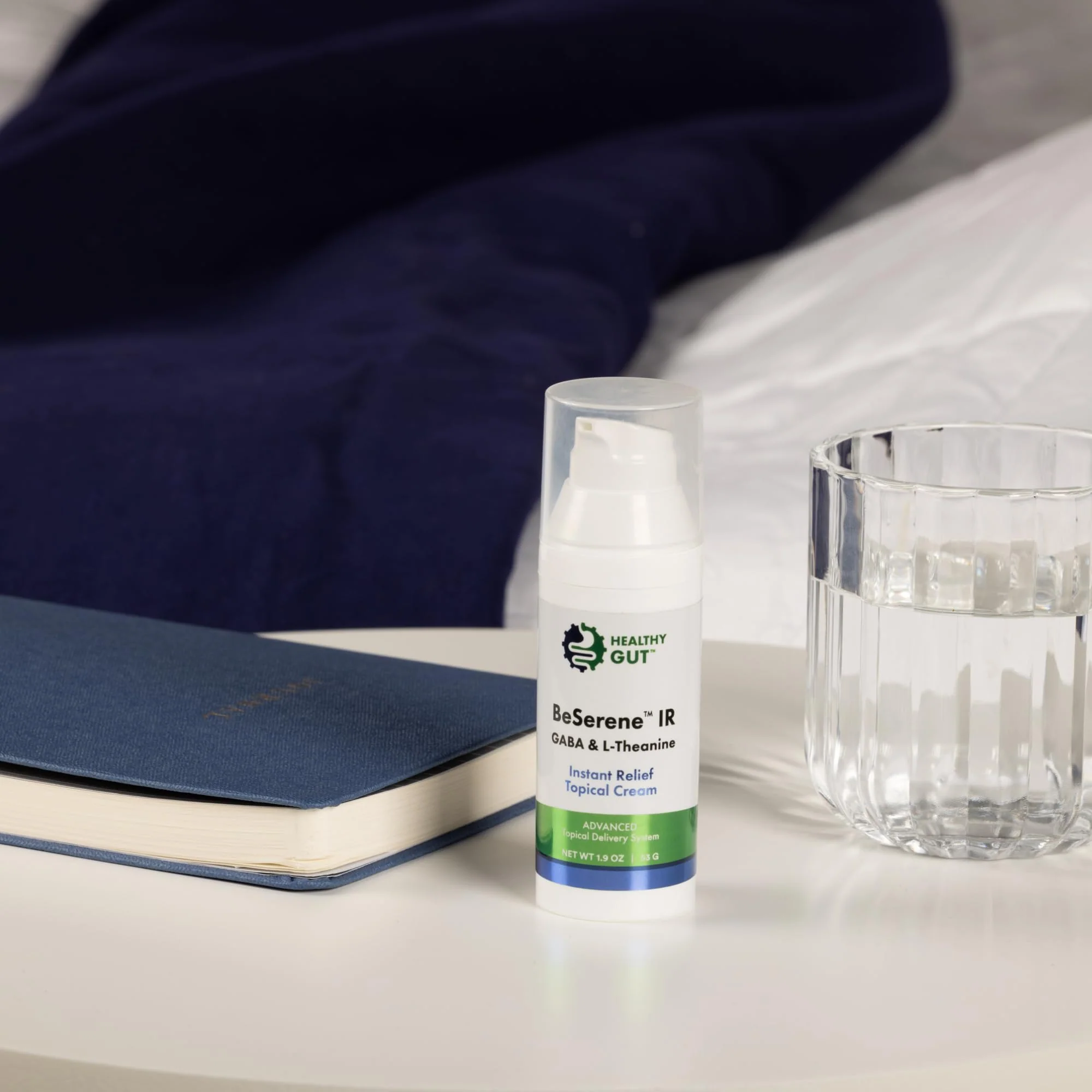 Healthy Gut BeSerene IR | GABA & L-Theanine | Instant Relief Topical Cream | 1.9 OZ - Image 4