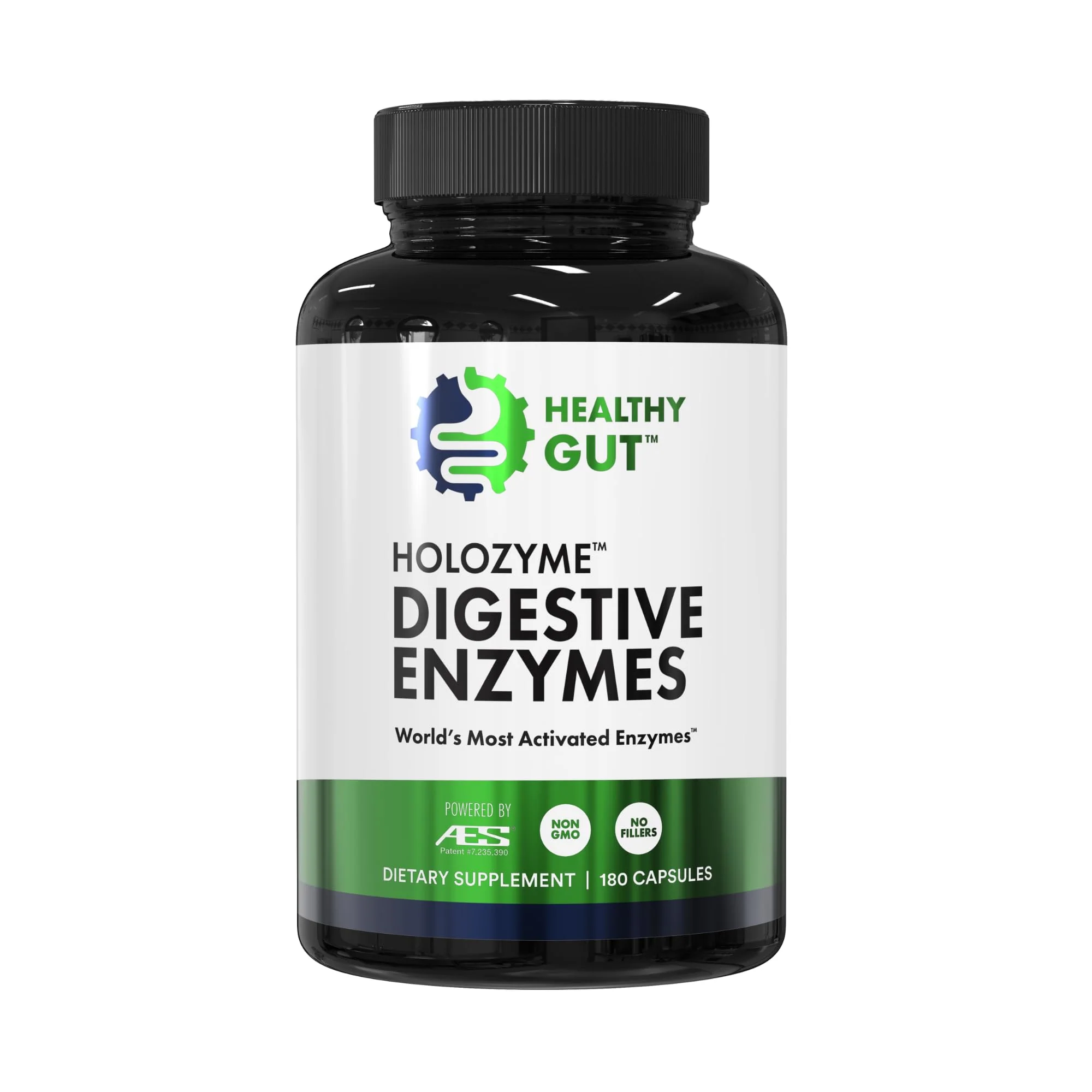 Healthy Gut HoloZyme Max Strength Digestive Enzymes | FODMAP Support with Inulinase, Amyloglucosidase & Invertase | 90 Servings - Image 10