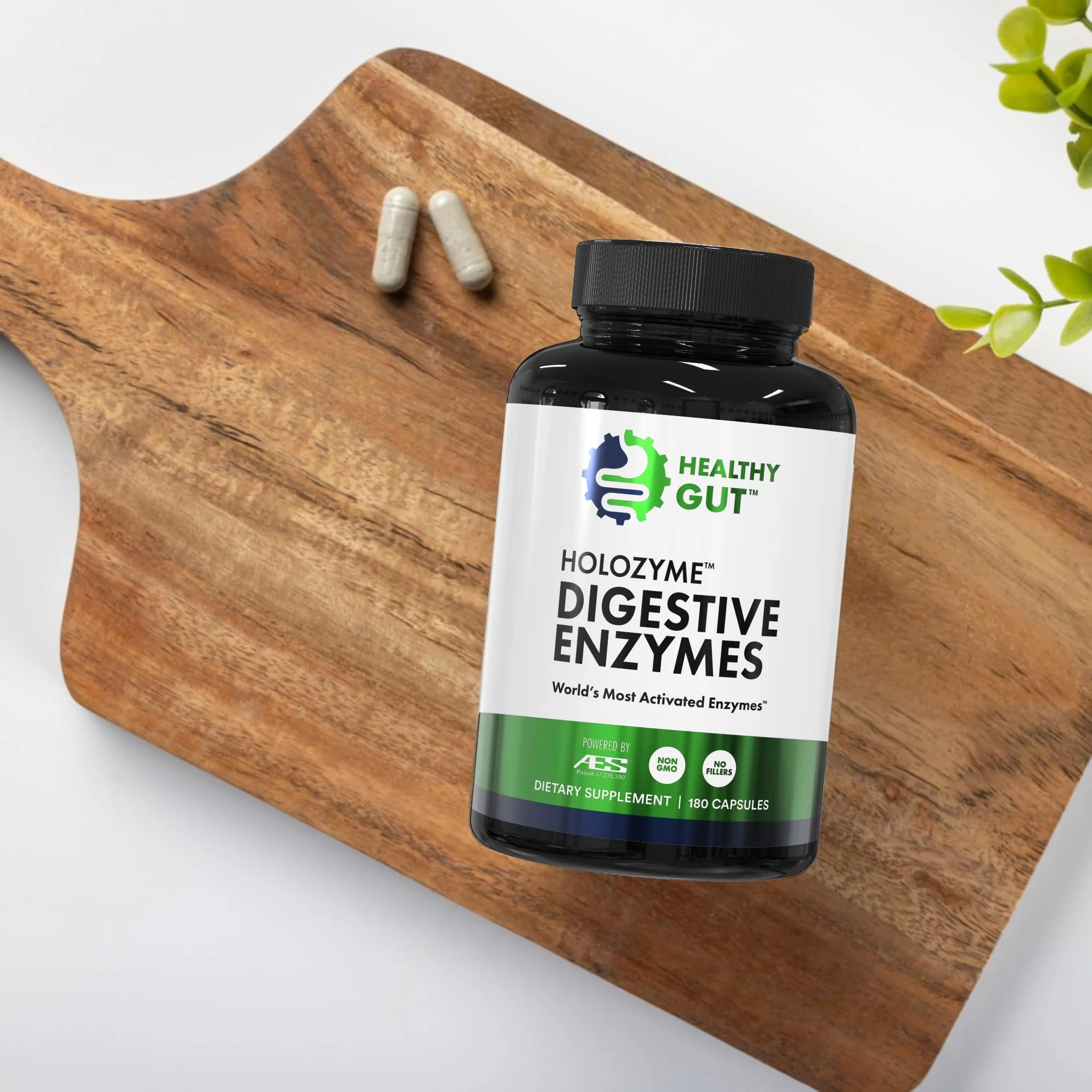 Healthy Gut HoloZyme Max Strength Digestive Enzymes | FODMAP Support with Inulinase, Amyloglucosidase & Invertase | 90 Servings - Image 14