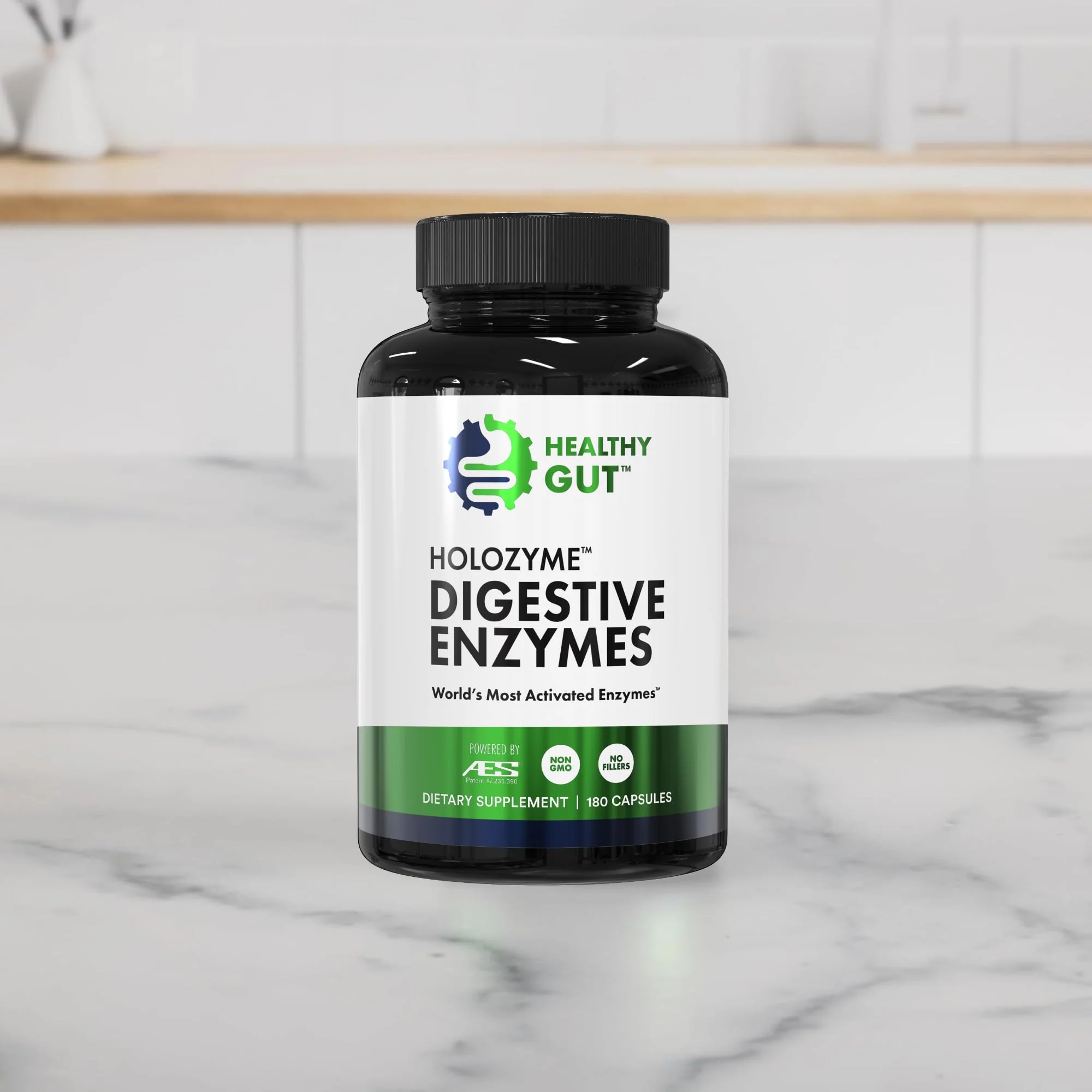 Healthy Gut HoloZyme Max Strength Digestive Enzymes | FODMAP Support with Inulinase, Amyloglucosidase & Invertase | 90 Servings - Image 18
