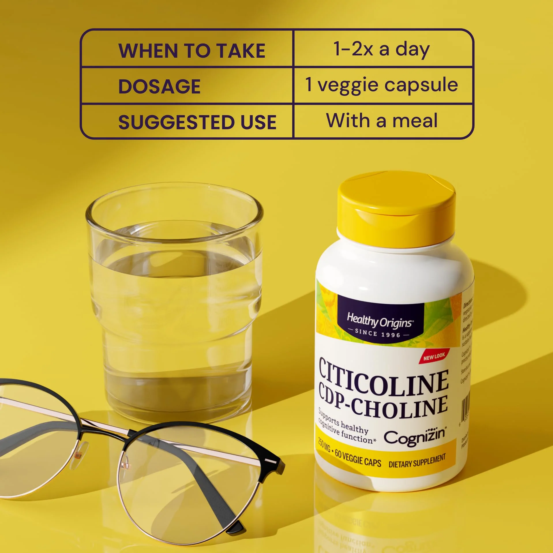 Healthy Origins Cognizin Citicoline 250 mg – Memory Support, CDP Choline (Non-GMO, Vegan, Gluten-Free) – 150 Veggie Capsules - Image 13