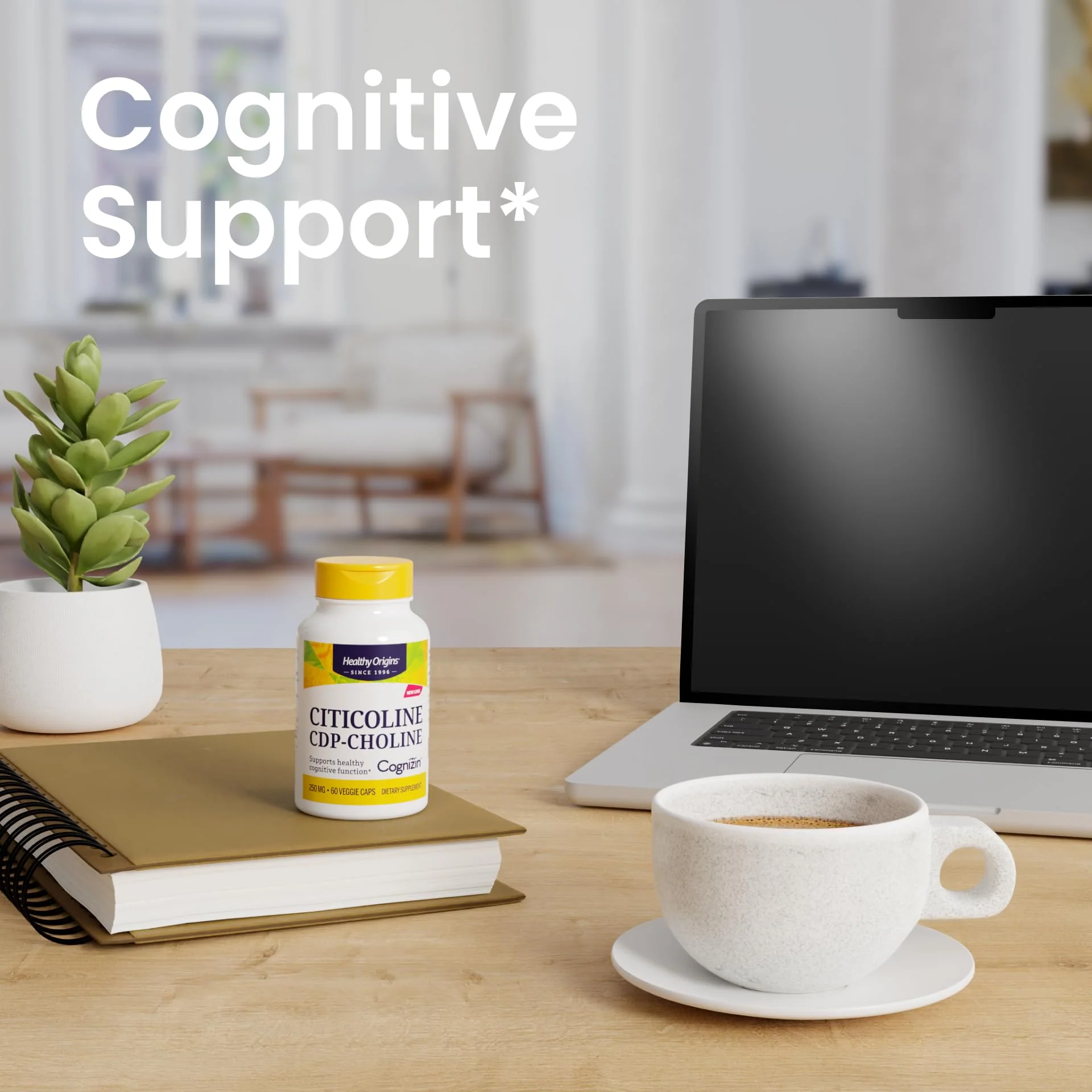Healthy Origins Cognizin Citicoline 250 mg – Memory Support, CDP Choline (Non-GMO, Vegan, Gluten-Free) – 150 Veggie Capsules - Image 6
