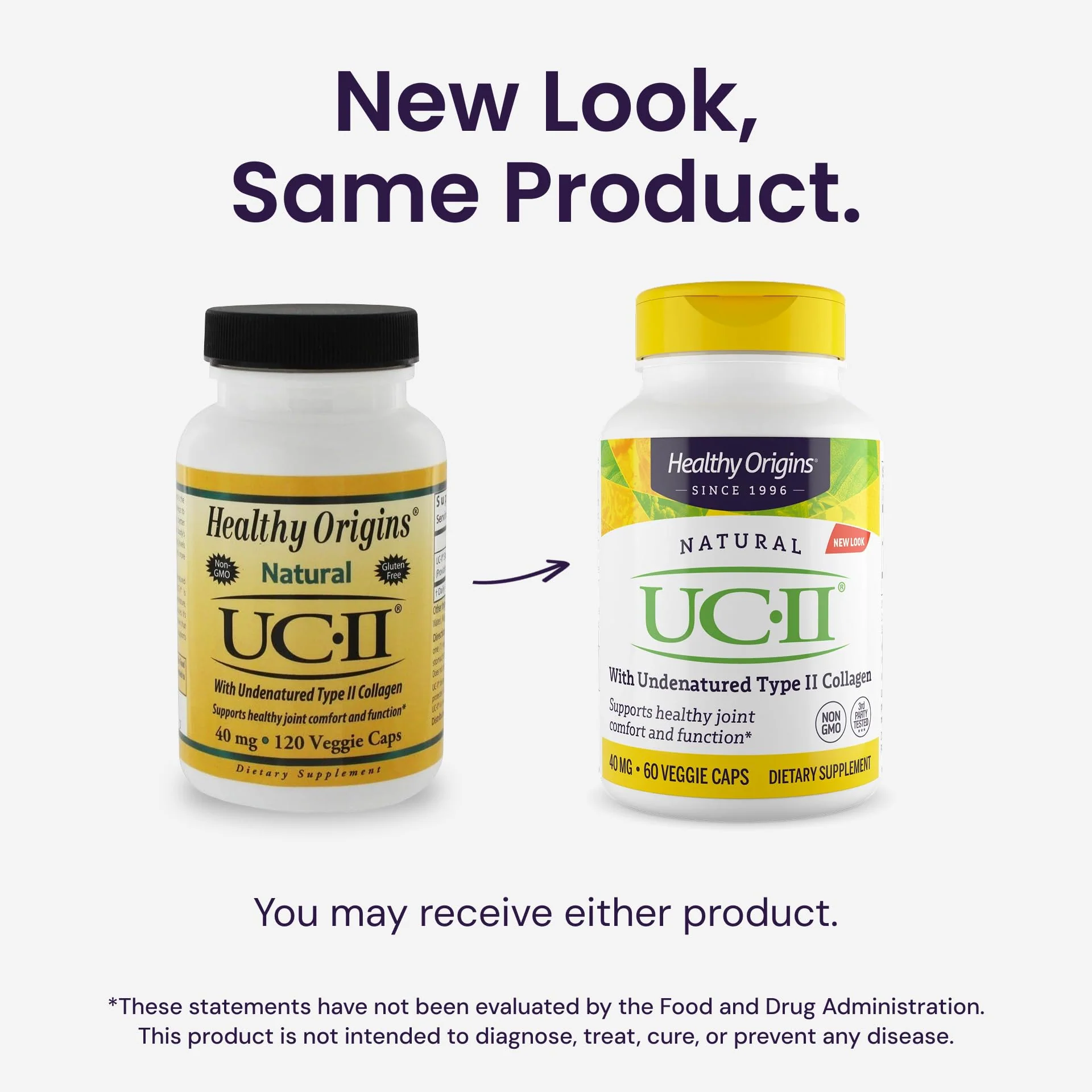 Healthy Origins UC-II 40 mg Undenatured Type II Collagen – 120 Veggie Caps - Image 6