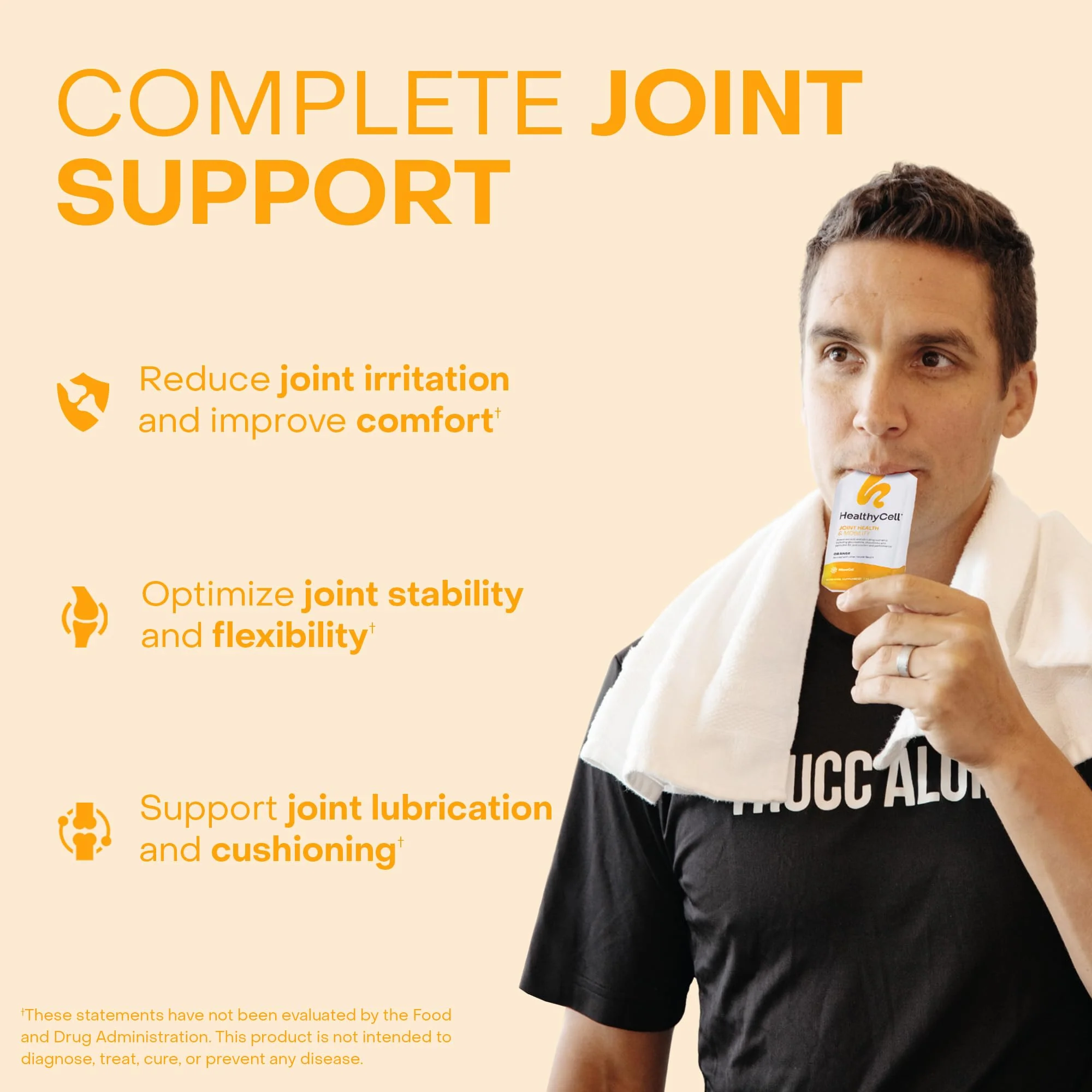 HealthyCell Joint Health & Mobility Gel Packs — Curcumin, Glucosamine & Chondroitin (14-Pack) - Image 2