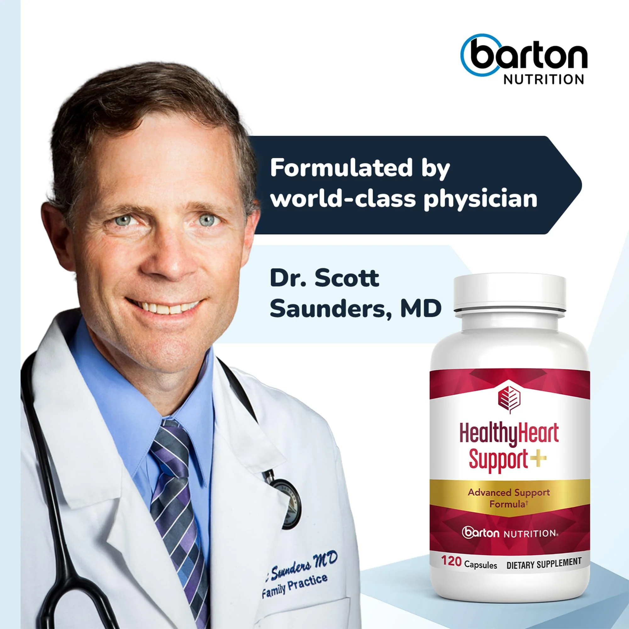 HealthyHeart Support+ 6-in-1 Heart Health Supplement – Barton Nutrition – 120 Capsules - Image 8