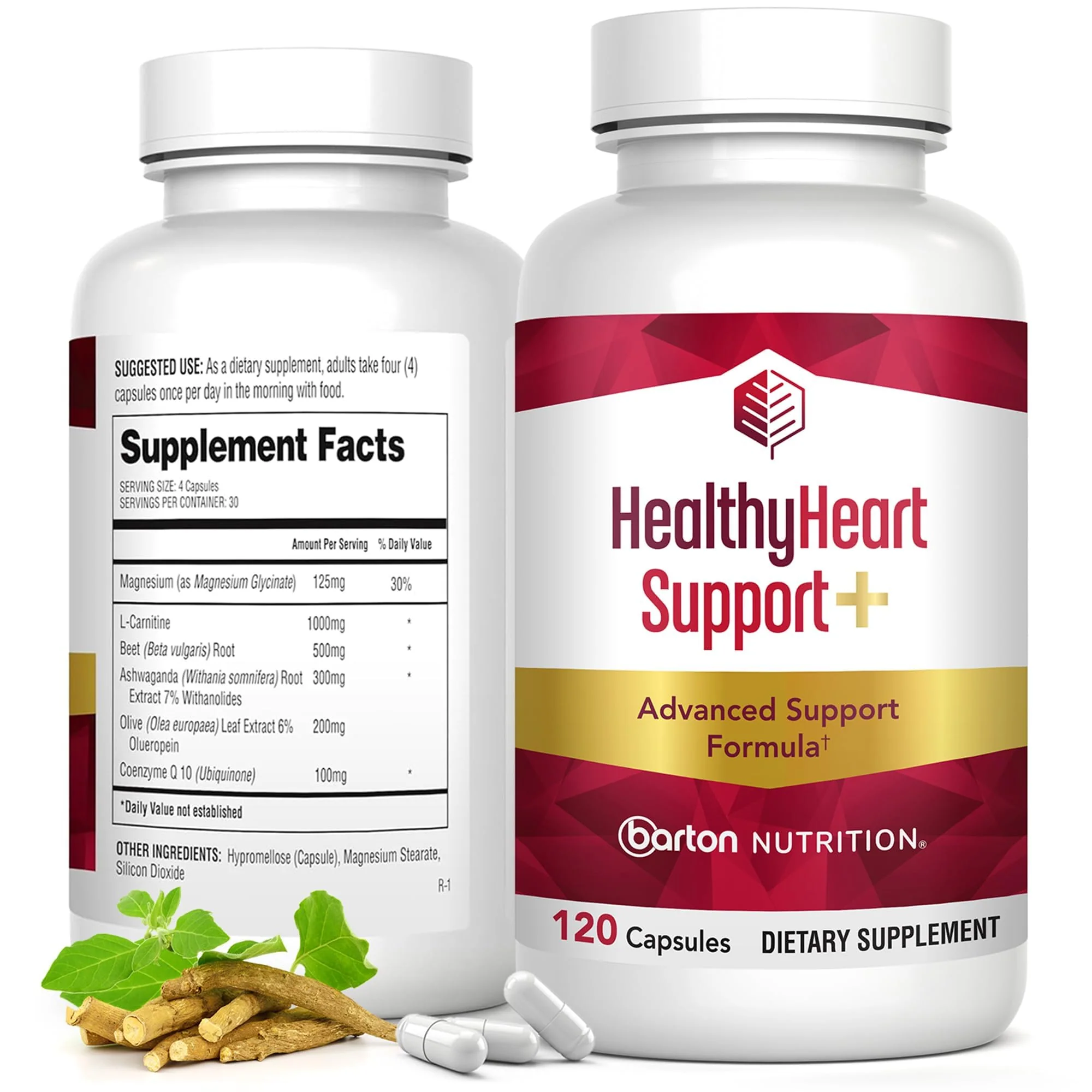 HealthyHeart Support+ 6-in-1 Heart Health Supplement – Barton Nutrition – 120 Capsules - Image 9