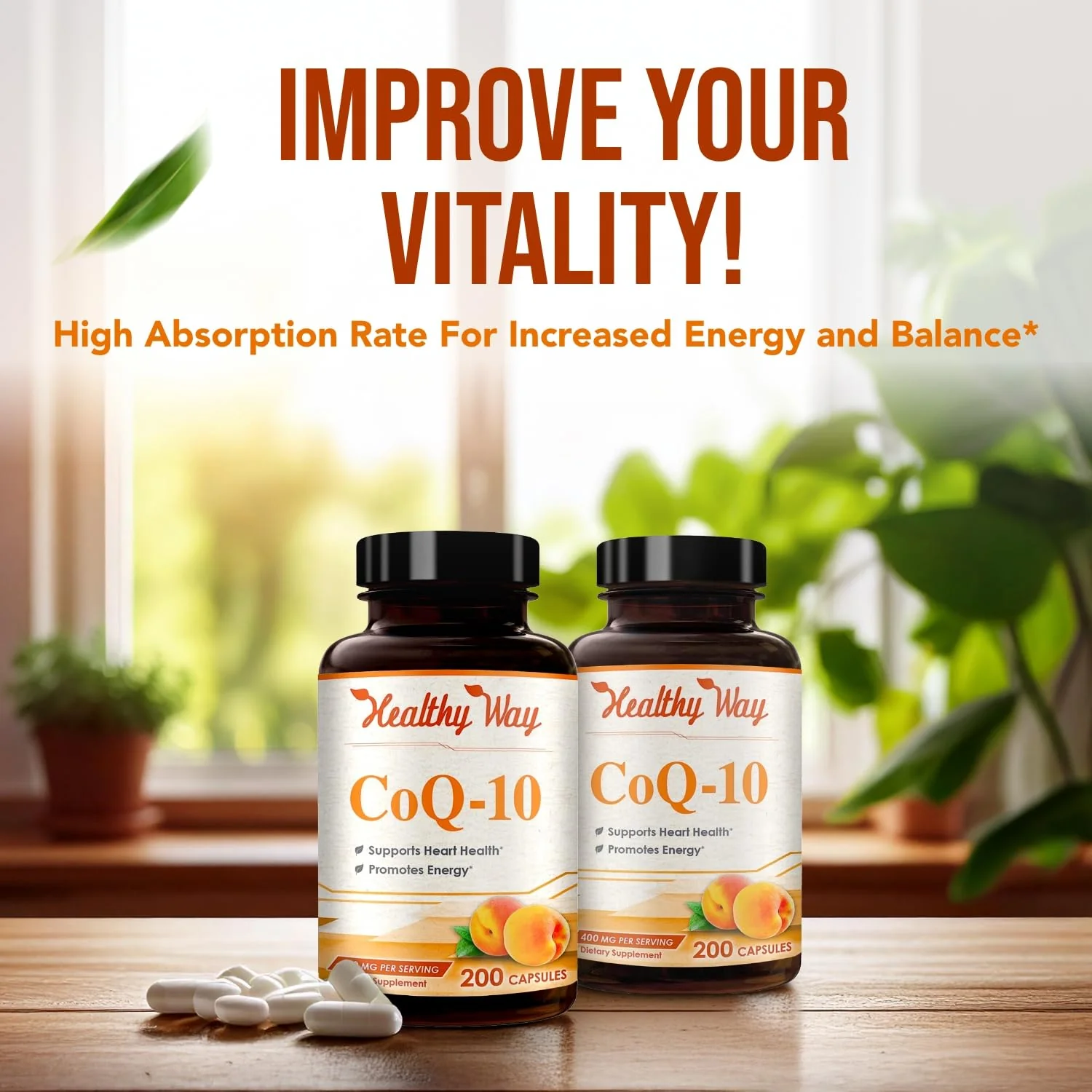 HealthyWayRx CoQ10 400mg - Once Daily Capsules for Heart & Energy | Non-GMO, American Made - Image 15
