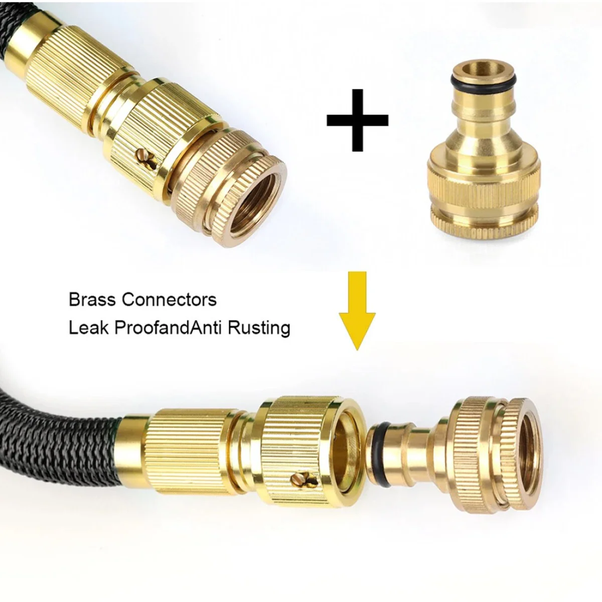 Heavy Duty 75FT Expandable Garden Hose Pipe Flexible With Water Spray Gun UK - Image 7