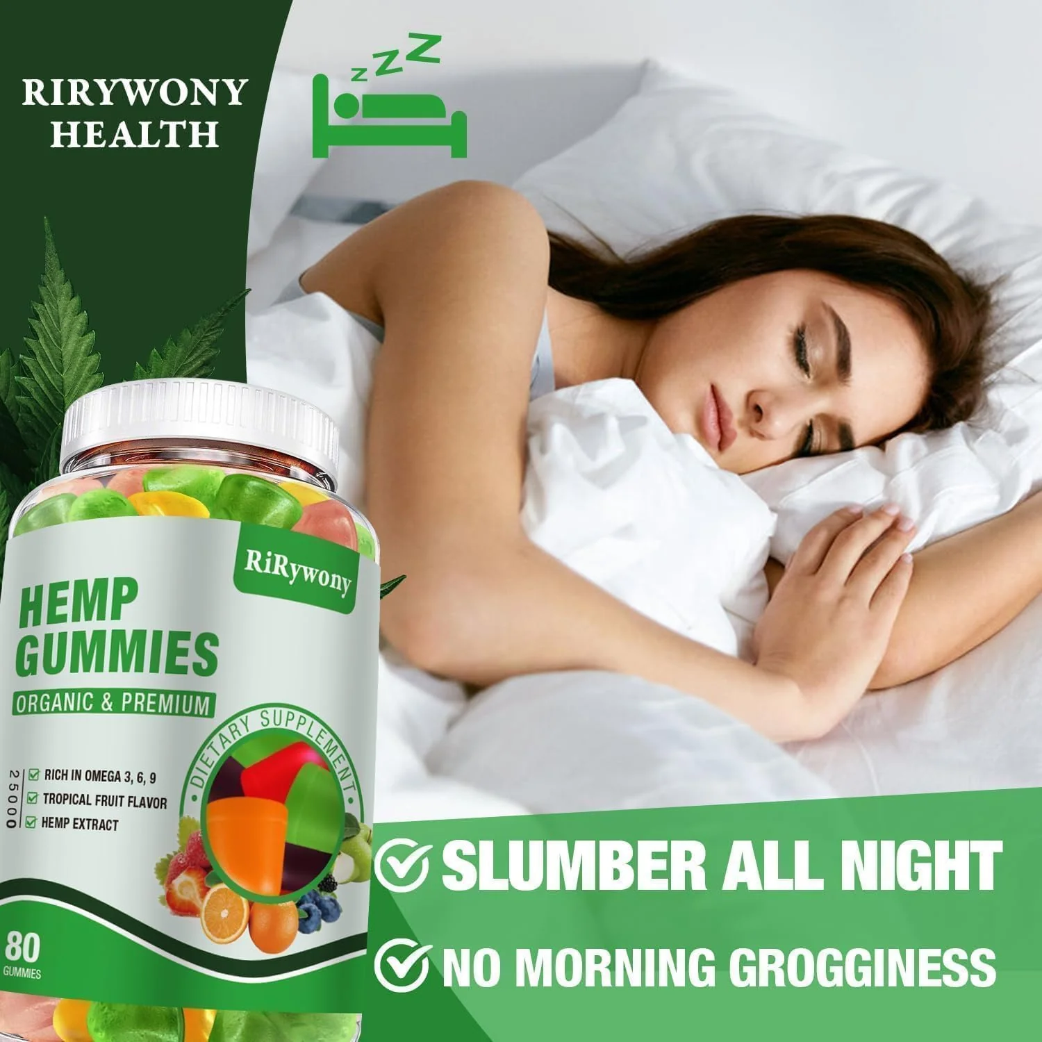 Hemp Gummies (3 Packs) - Premium Hemp Edibles - Image 3