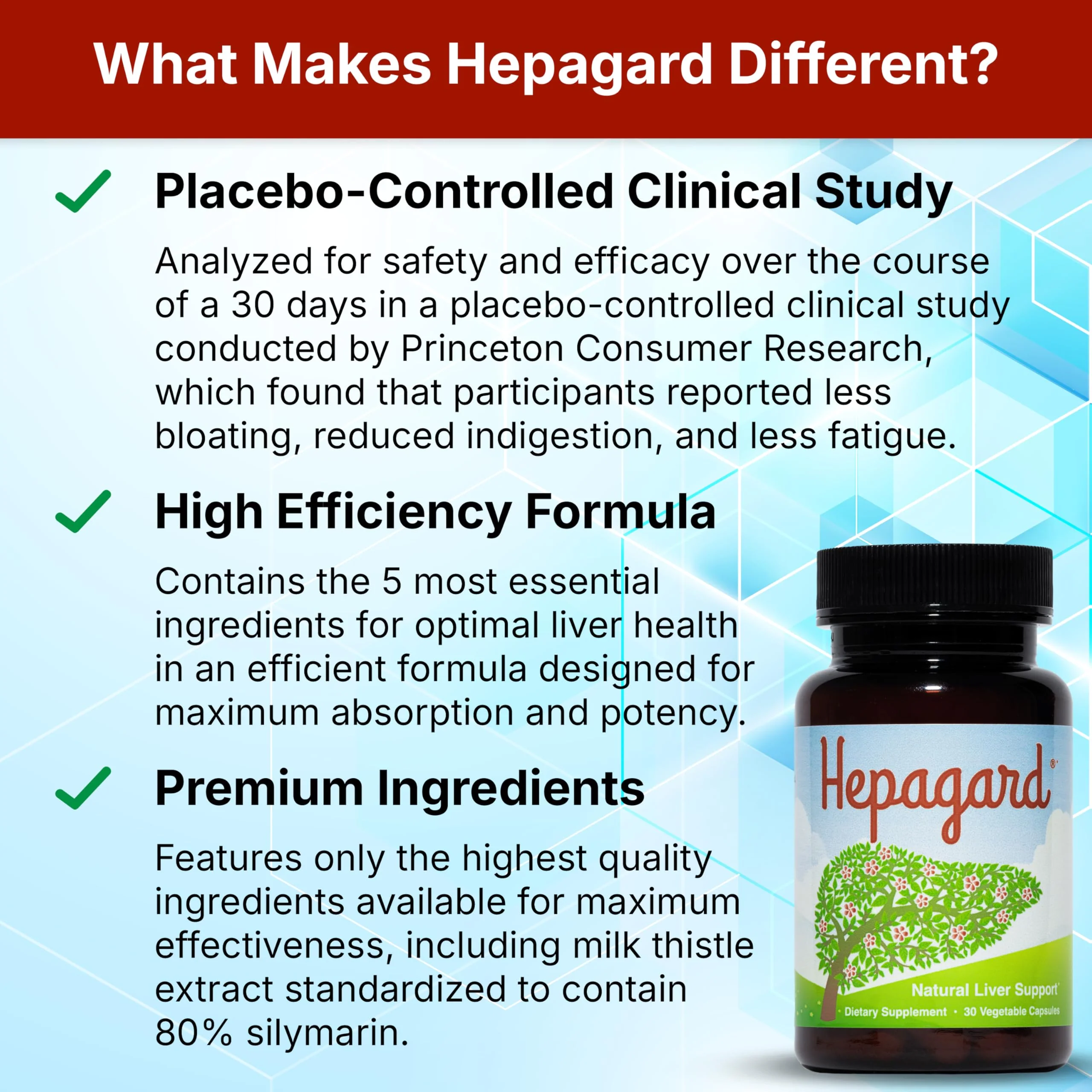 Hepagard - Natural Liver Support Supplement with N-Acetyl Cysteine (NAC) - Non-GMO, Vegan, Gluten-Free - Image 4