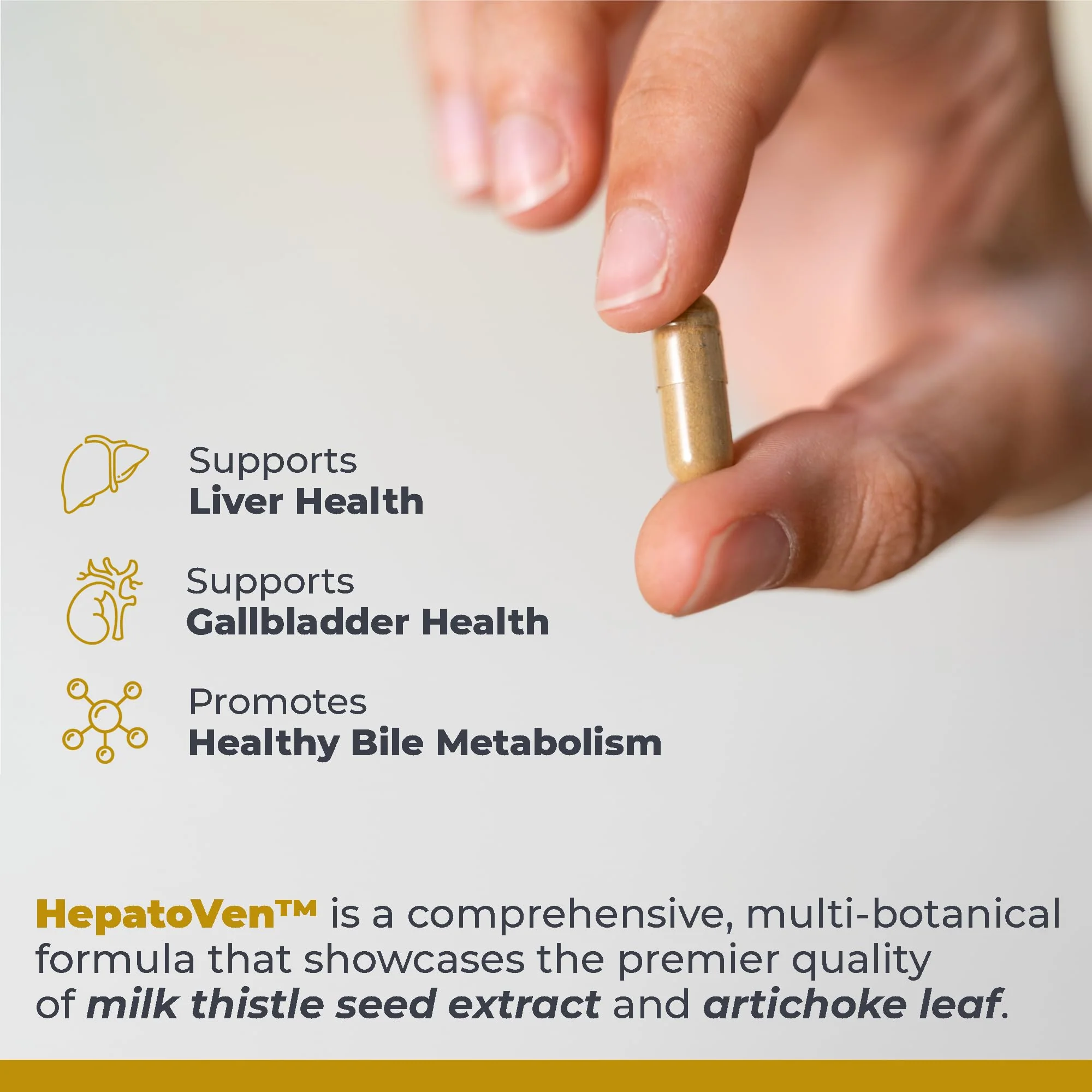 HepatoVen by Premier Research Labs - Milk Thistle Liver Support | 60 Veg Capsules - Image 4