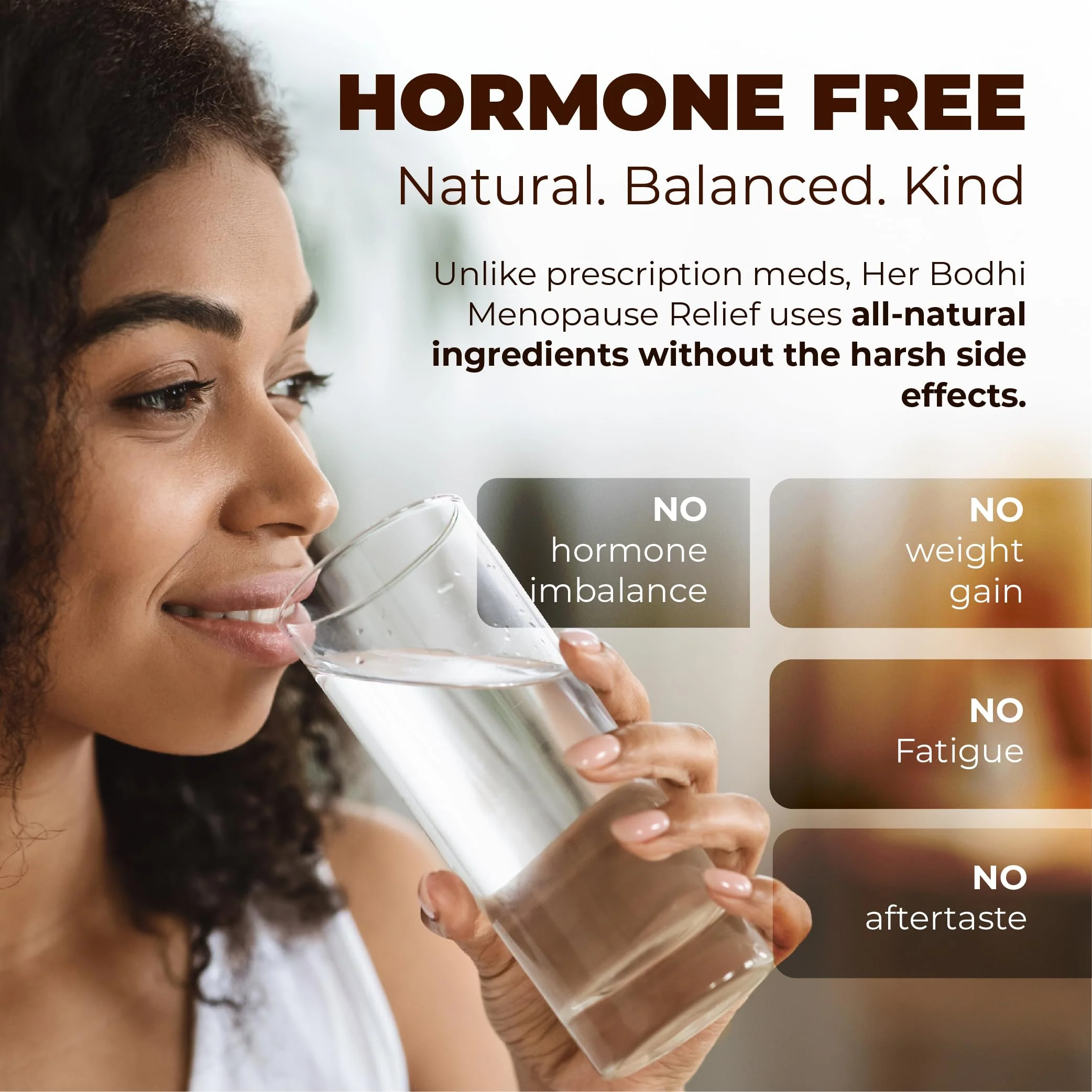 Her Bodhi MENO - Menopause Hormonal Balance Supplement for Women | Estrogen Soy Isoflavones, Ashwagandha, Holy Basil, Black Cohosh | 60 Capsules - Image 11