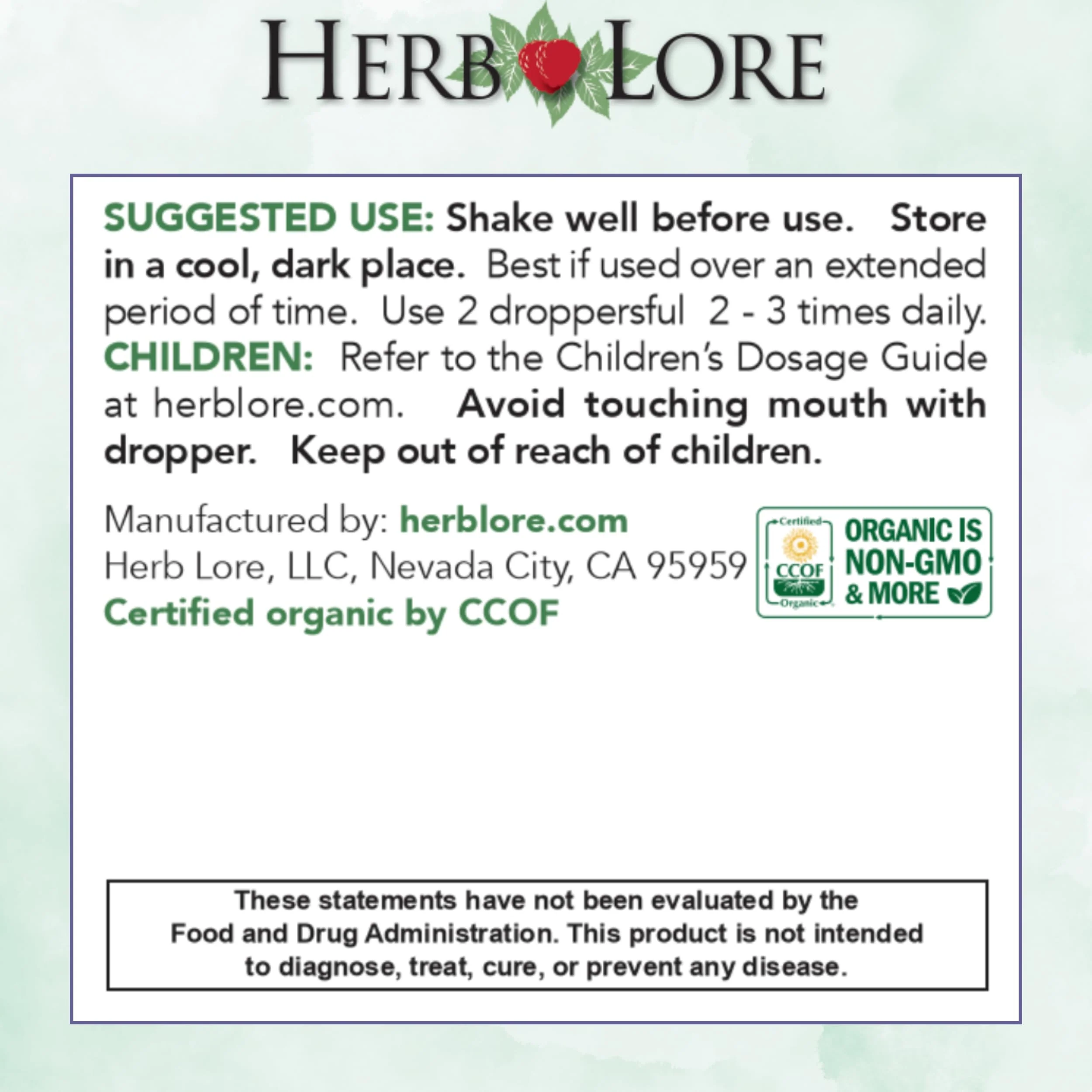 Herb Lore Iron Tonic - Organic Liquid Iron Drops for Kids & Women (4 fl oz) - Plant-Based & Vegan - Image 6
