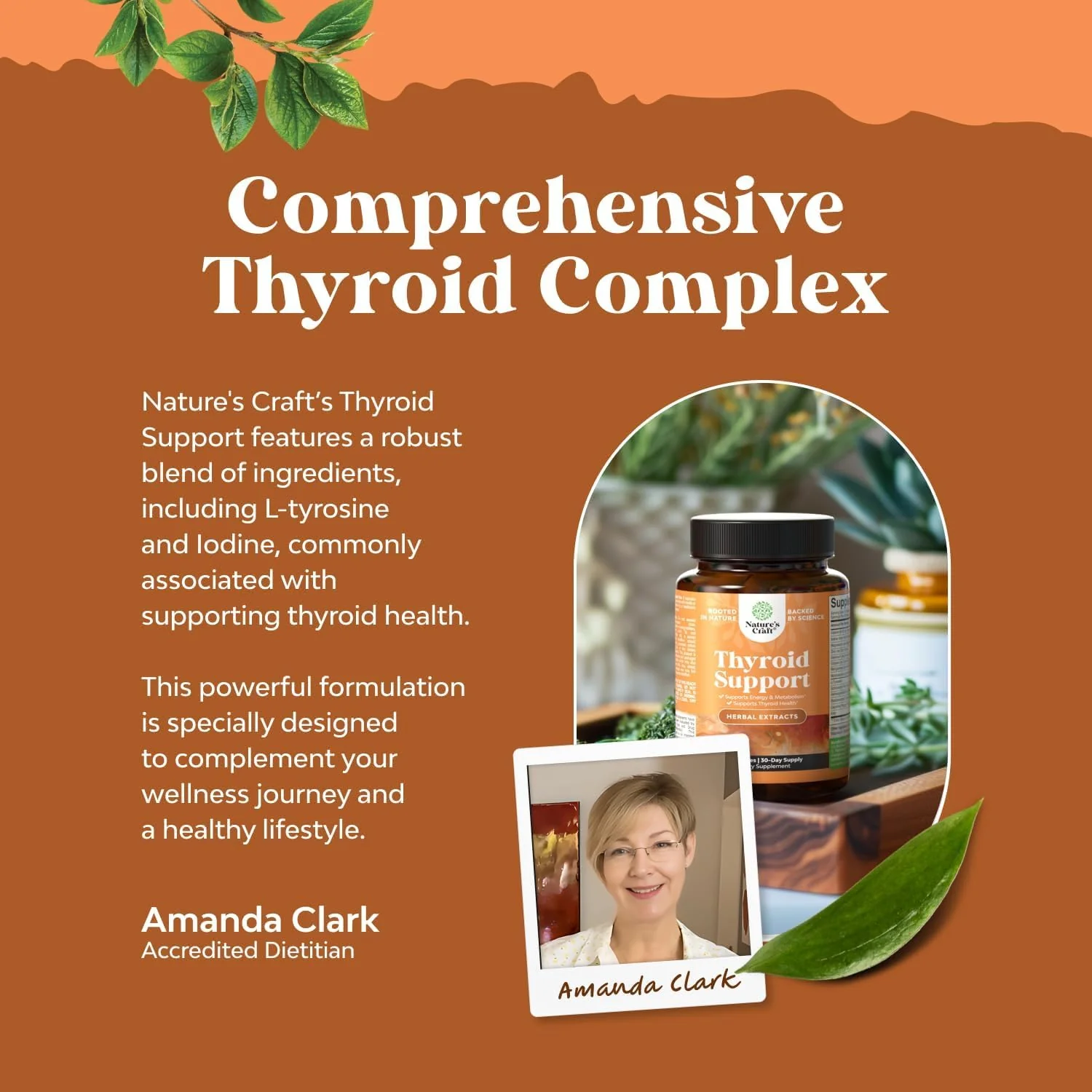 Herbal Thyroid Support Complex – Iodine, Ashwagandha for Energy & Hormone Balance - Image 2