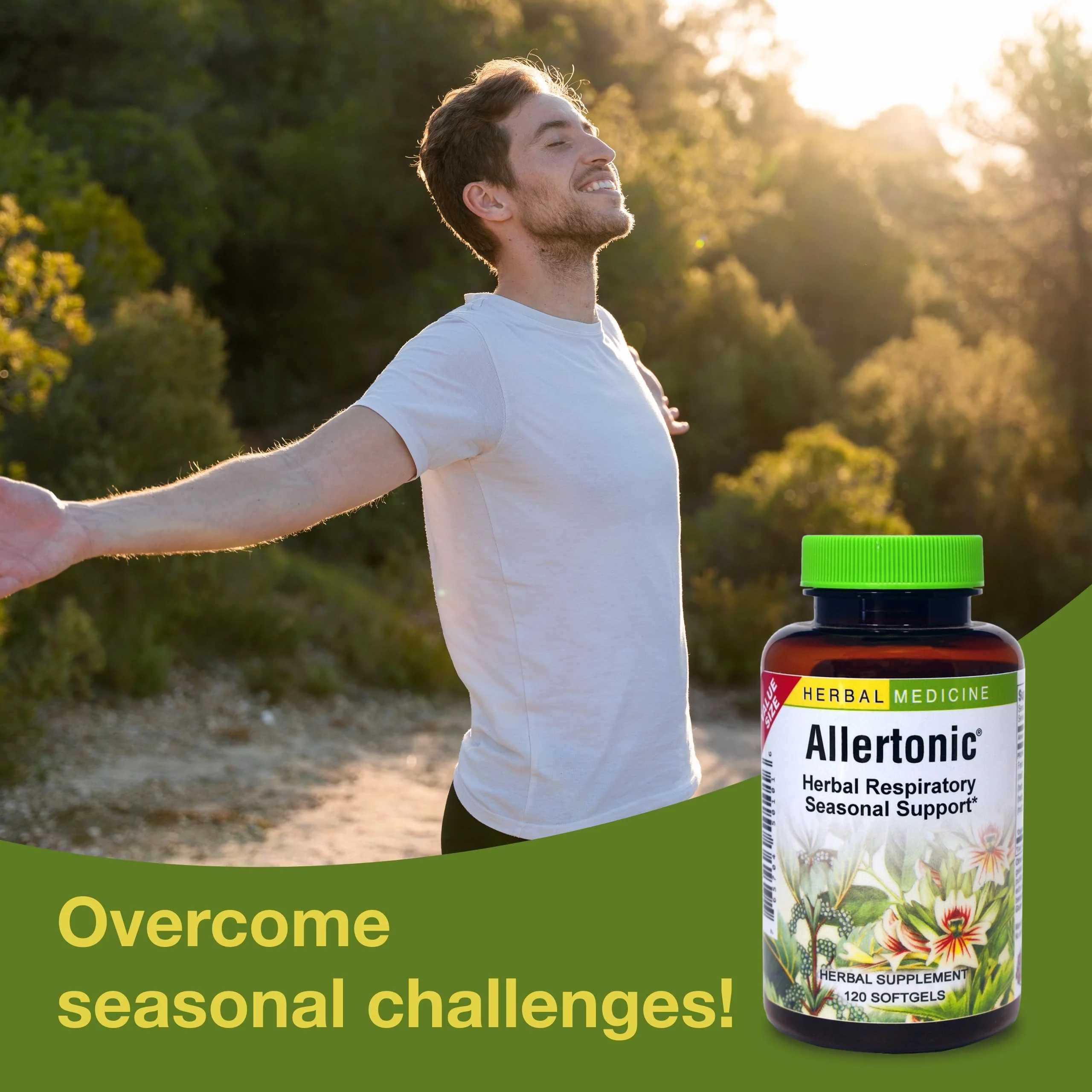 Herbs Etc. Allertonic – Healthy Breathing Support, 120 Softgels - Image 3