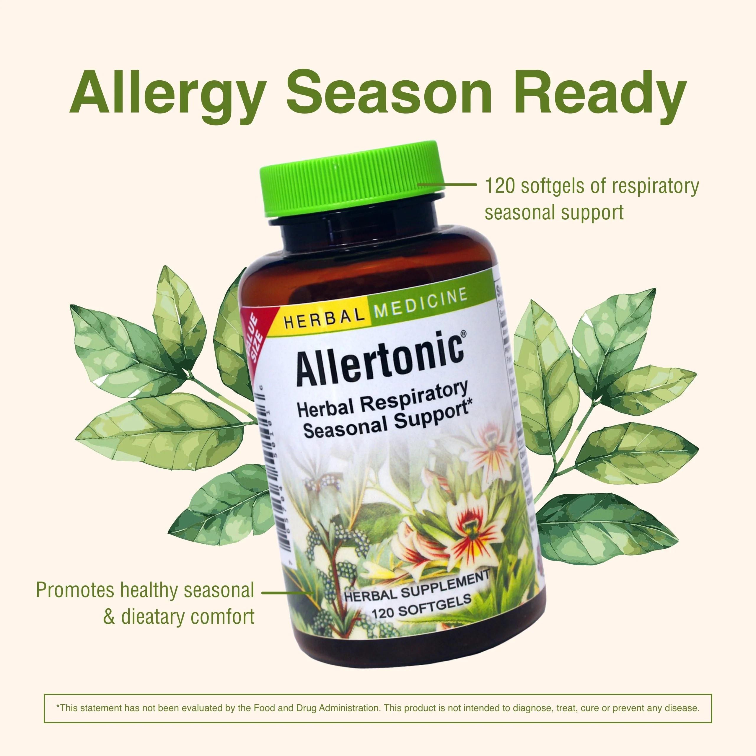 Herbs Etc. Allertonic – Healthy Breathing Support, 120 Softgels - Image 5