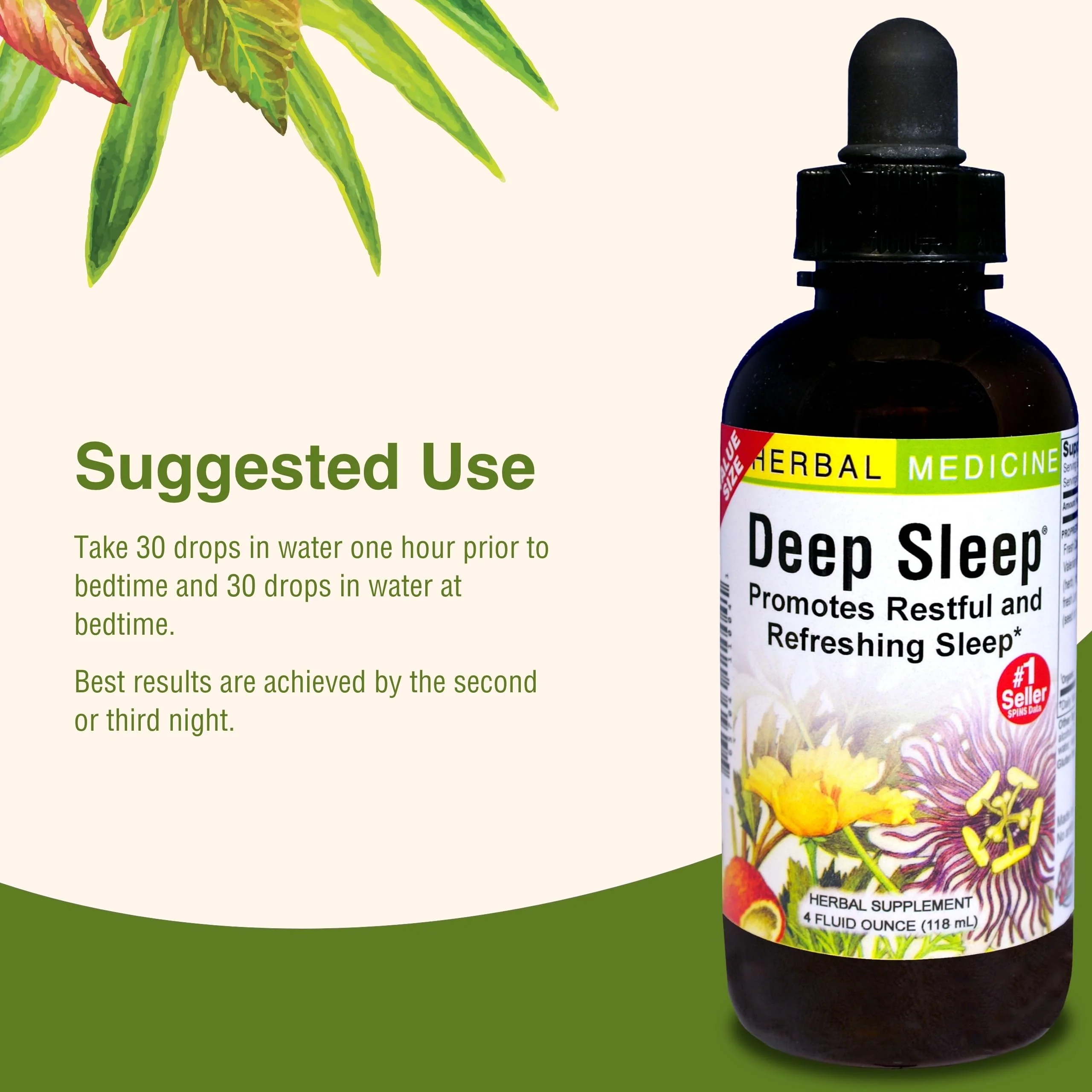 Herbs Etc. Deep Sleep - Natural Herbal Sleep Aid (Non-Habit Forming) 4 oz Liquid Extract - 2 Pack - Image 6