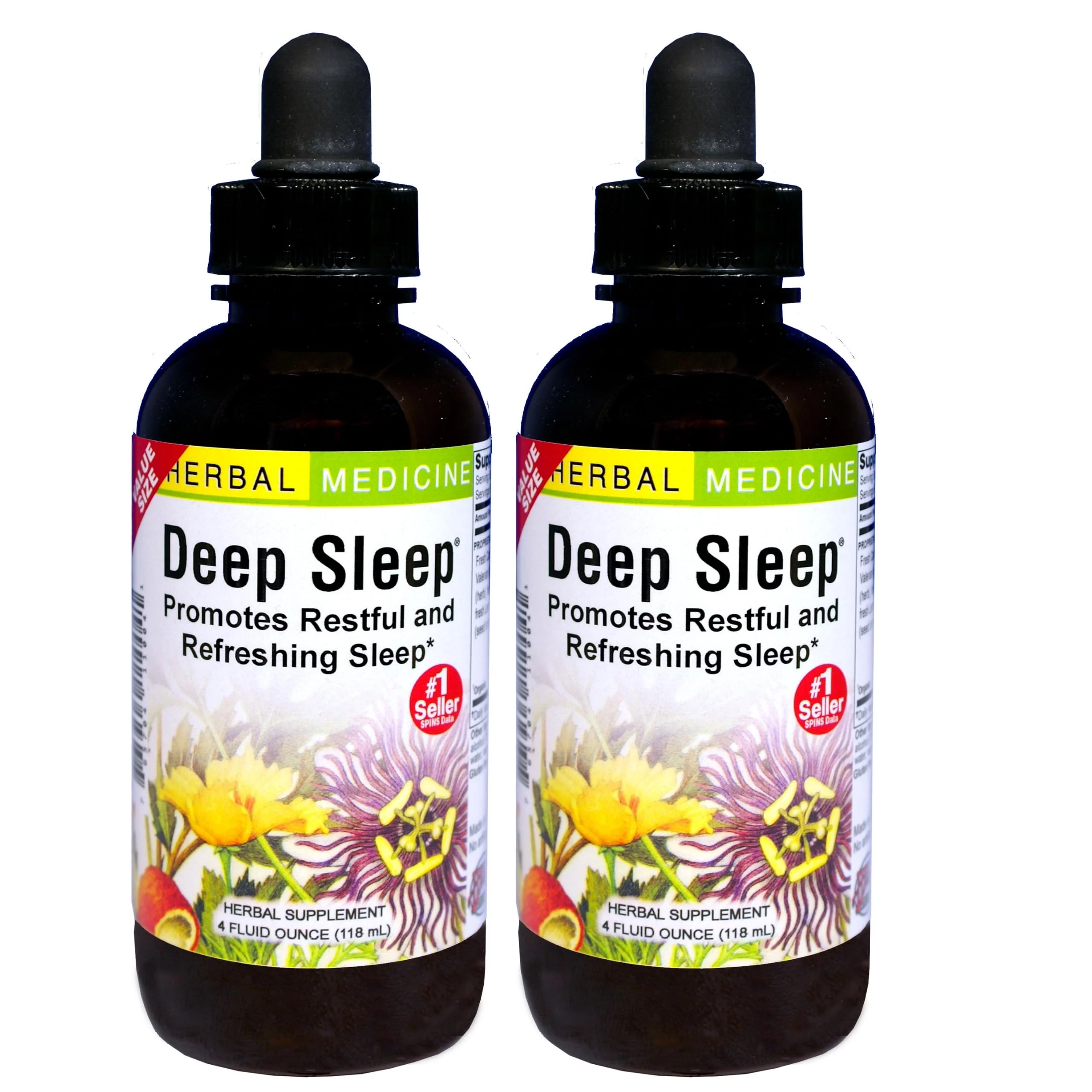 Herbs Etc. Deep Sleep - Natural Herbal Sleep Aid (Non-Habit Forming) 4 oz Liquid Extract - 2 Pack - Image 8