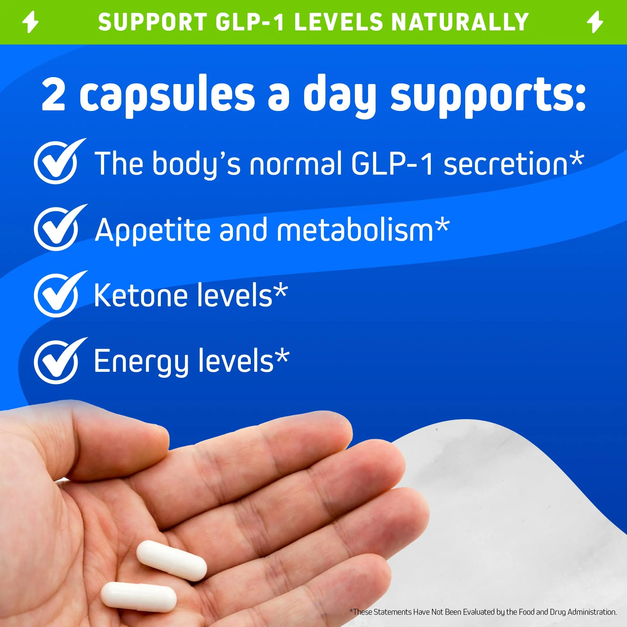 Herbtonics Keto Metabolic Optimizer & Satiety Complex | Apple Cider Vinegar + BHB Capsules | GLP-1 & Fullness Support | 240 Capsules - Image 4