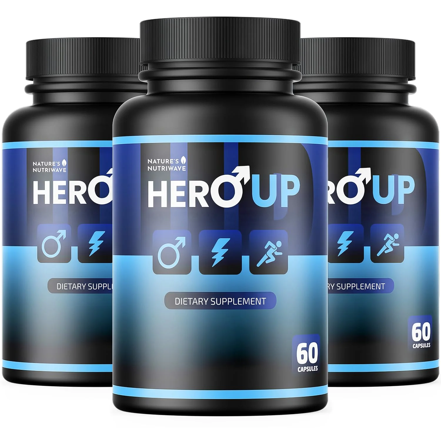 HeroUP by Nature’s NutriWave – Plant-Based Wellness, Non-GMO, Stimulant-Free | USA-Made 60 Capsules - Image 7