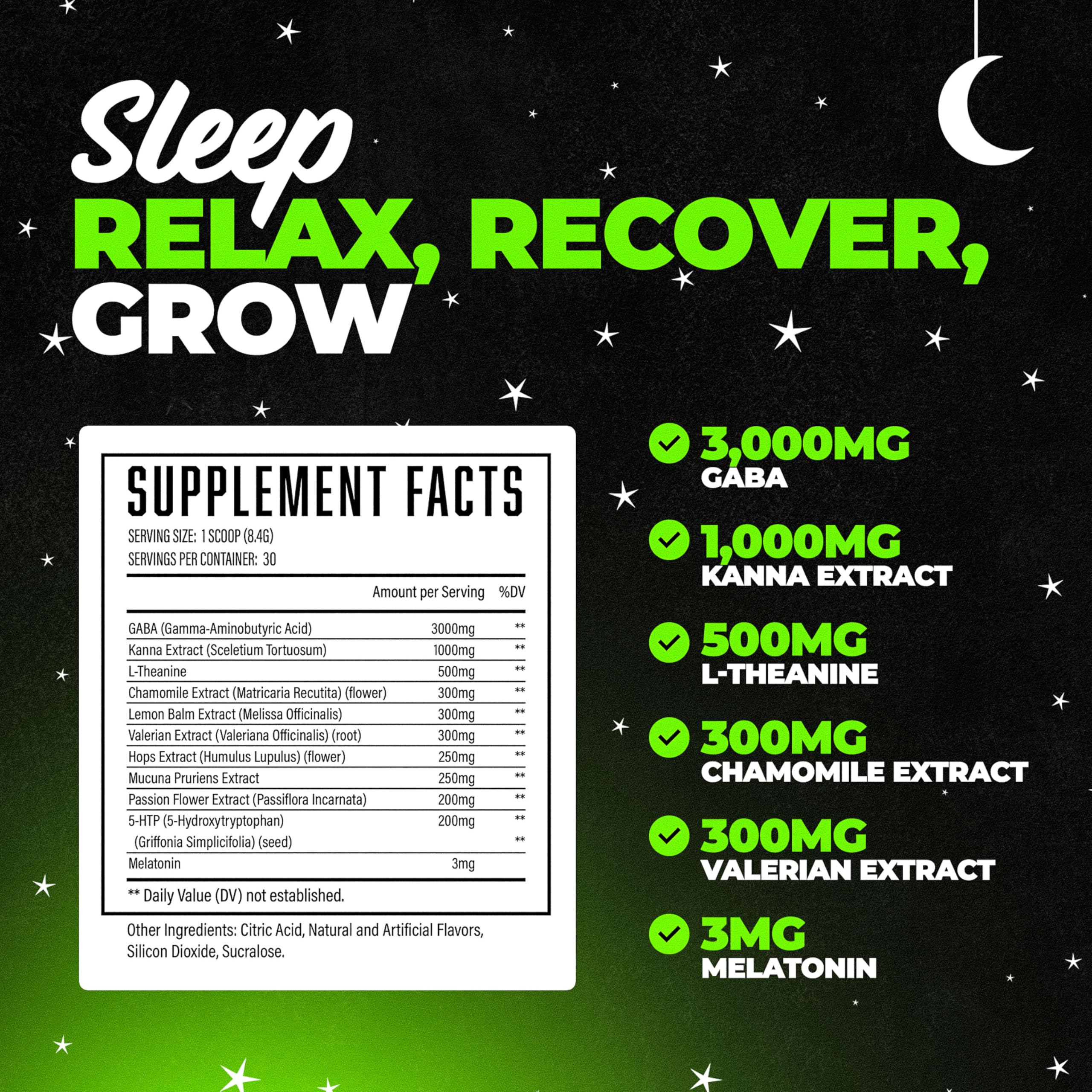 Hibernate Sleep Supplement - Complete Sleep Recovery Formula (30 Servings) - Image 3