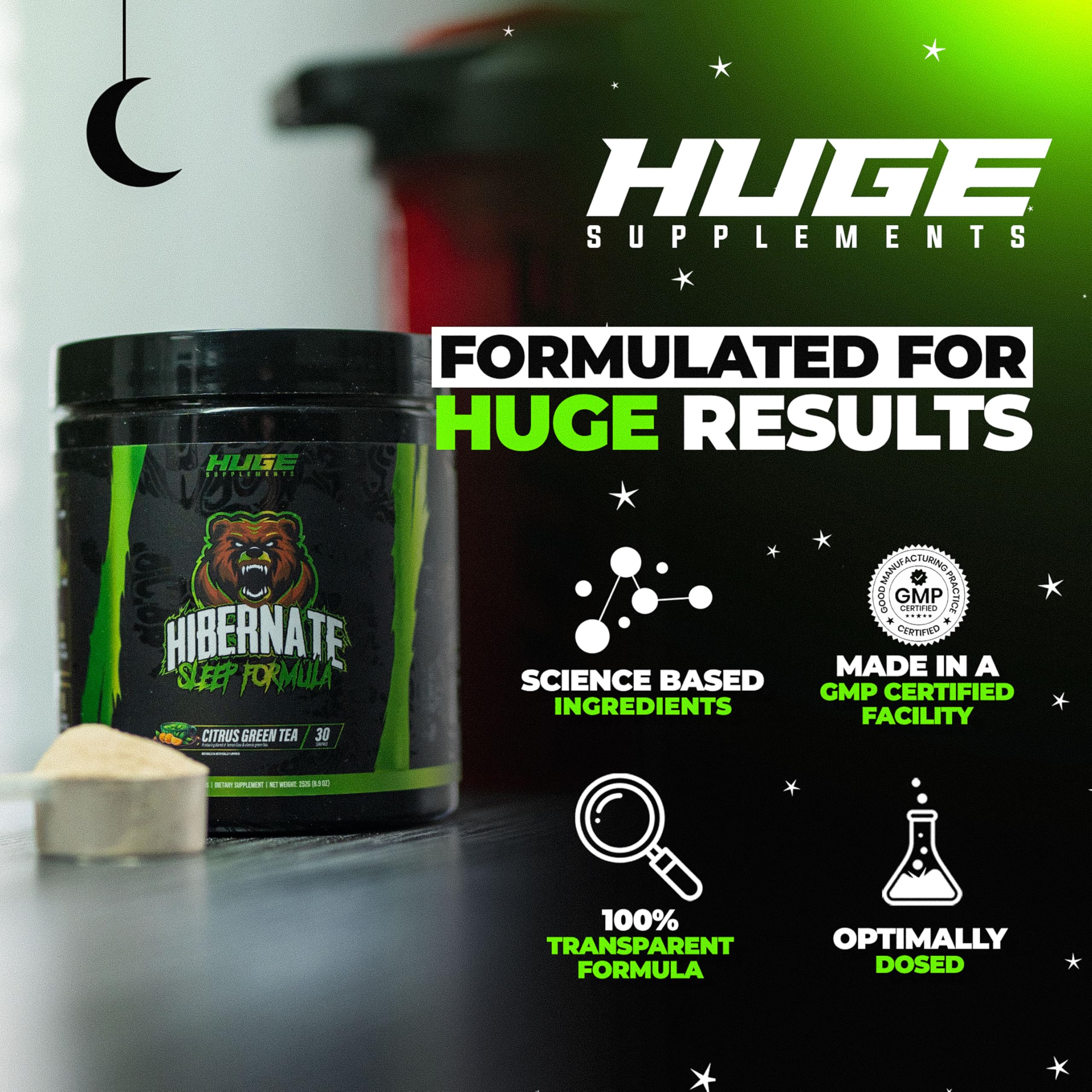 Hibernate Sleep Supplement - Complete Sleep Recovery Formula (30 Servings) - Image 4