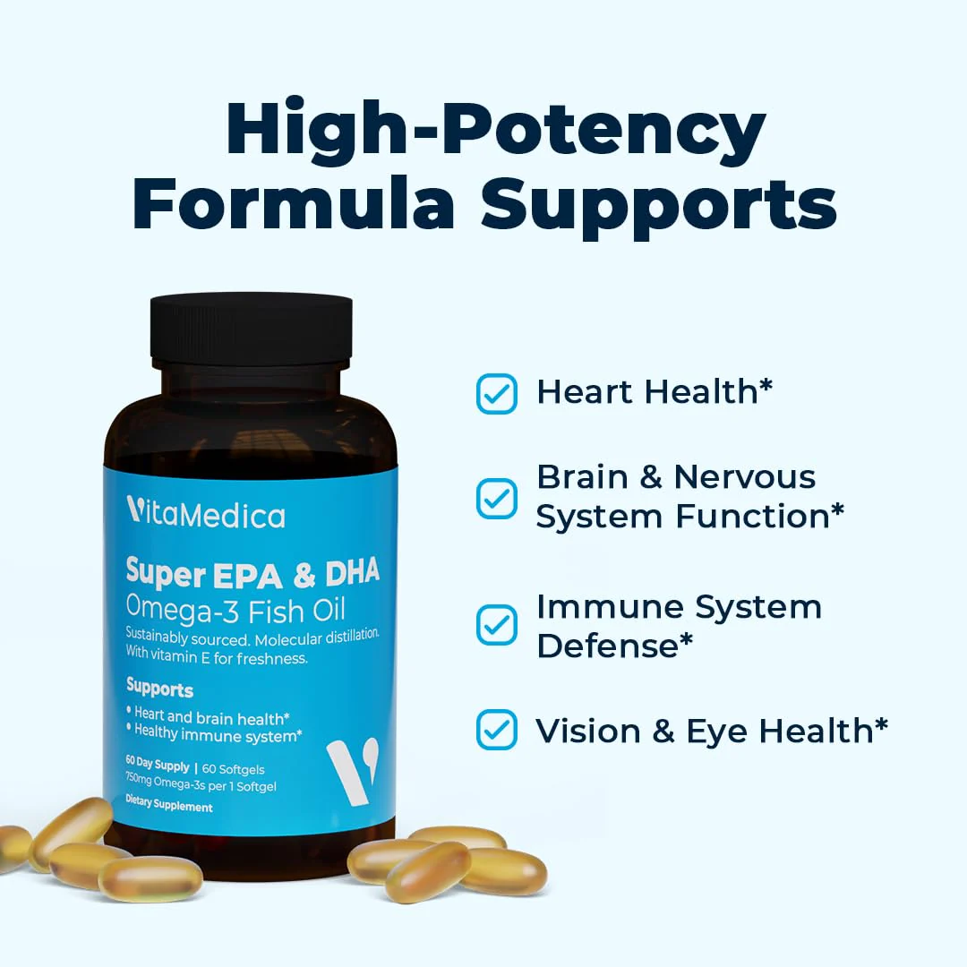 High-Potency Omega-3 Fish Oil 750mg | EPA & DHA for Heart, Brain & Immune Health - Image 4