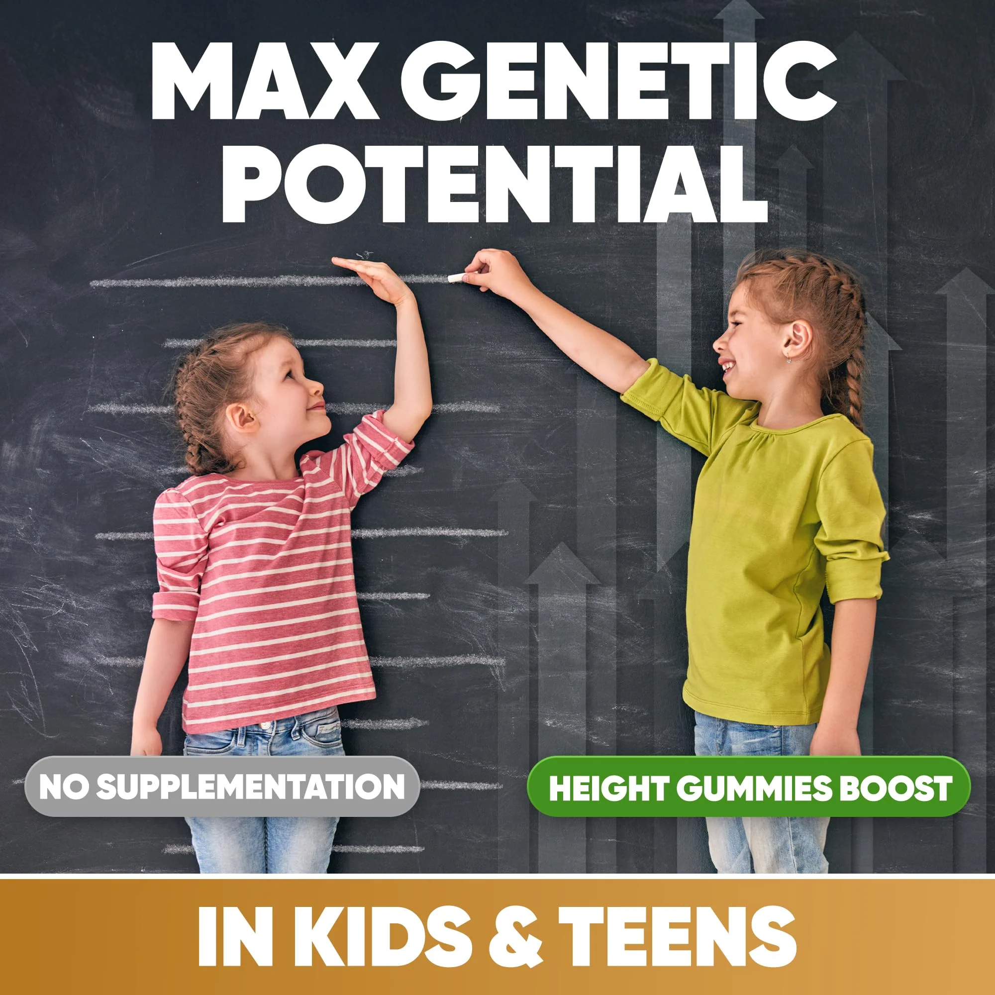 HighSpot Height Growth Gummies – Calcium 100mg, Vitamin K2 D3 25mcg, Magnesium Glycinate, Zinc - Image 3