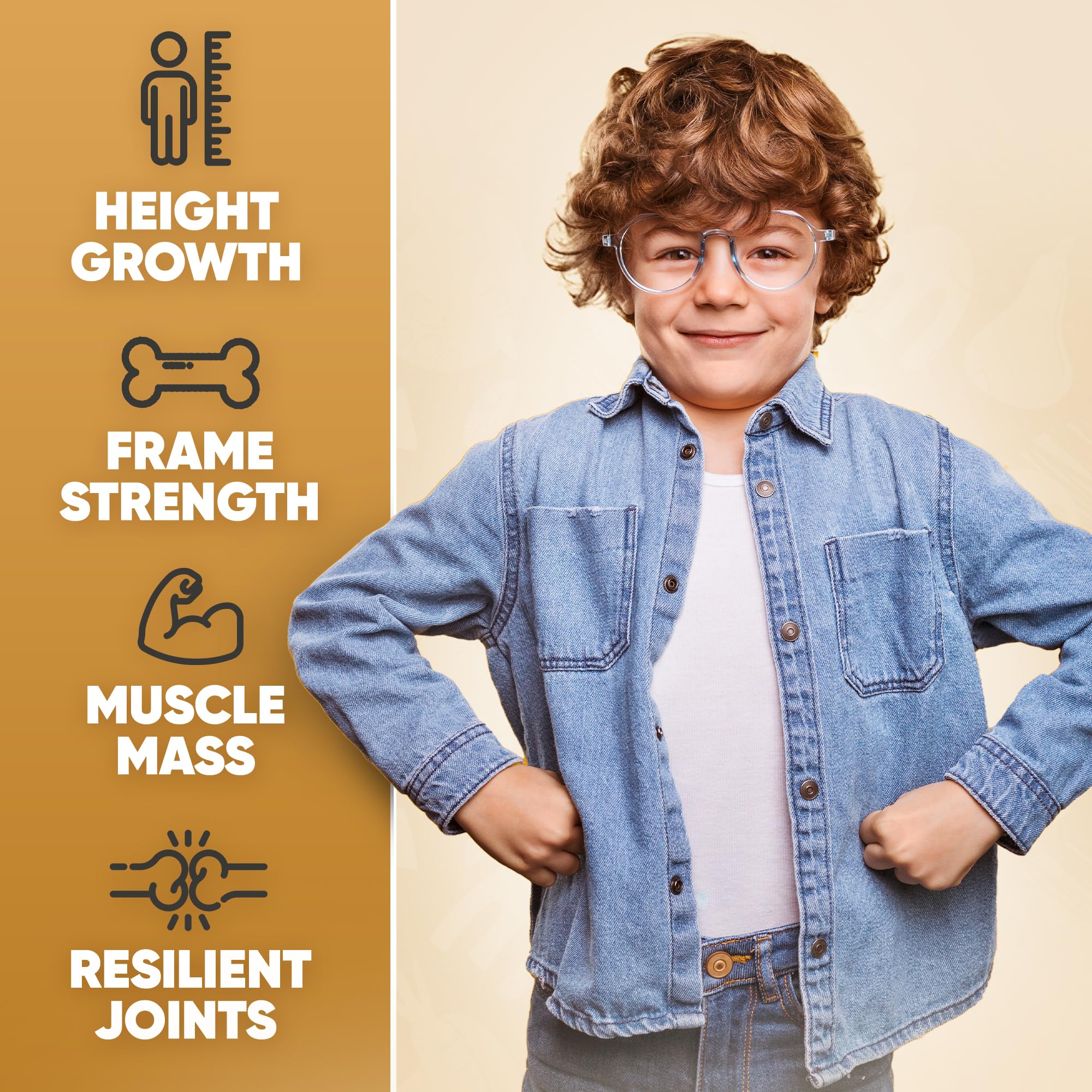 HighSpot Height Growth Gummies – Calcium 100mg, Vitamin K2 D3 25mcg, Magnesium Glycinate, Zinc - Image 4