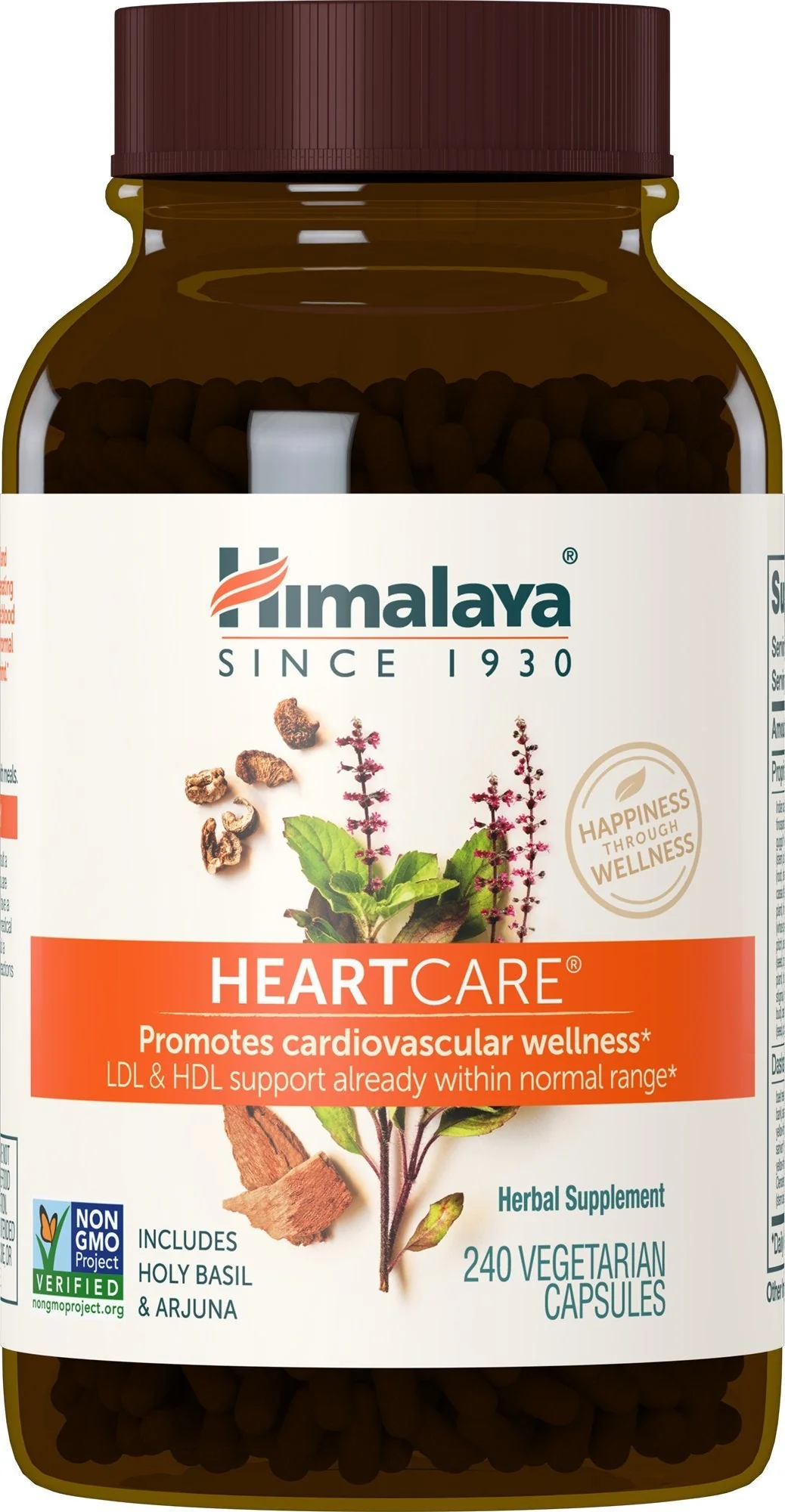 Himalaya HeartCare: Cardiovascular Wellness, Cholesterol & Blood Pressure Support - 720mg, 240 Capsules - Image 8