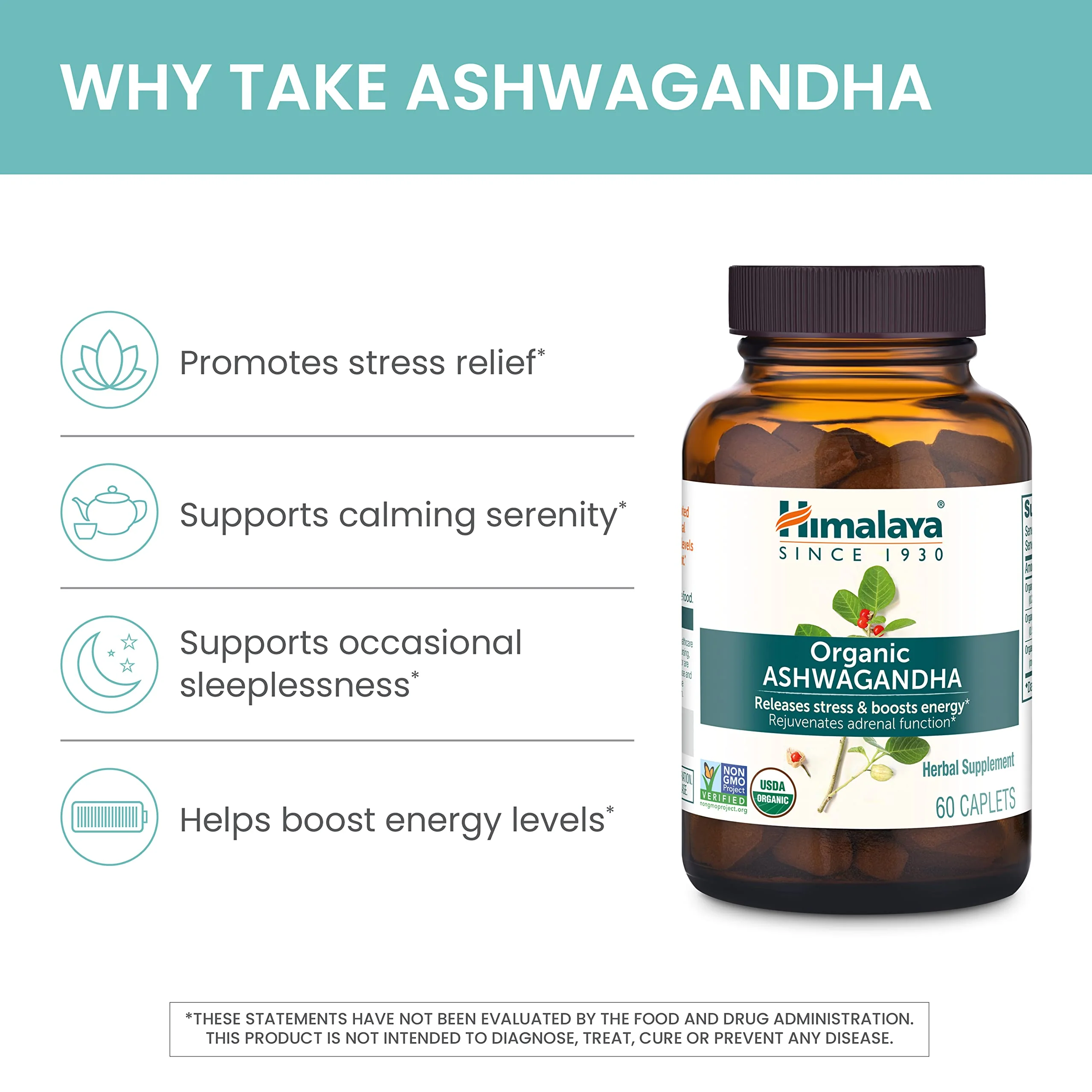 Himalaya Organic Ashwagandha Root – 120 Day Supply | Stress Relief & Energy Support - Image 4