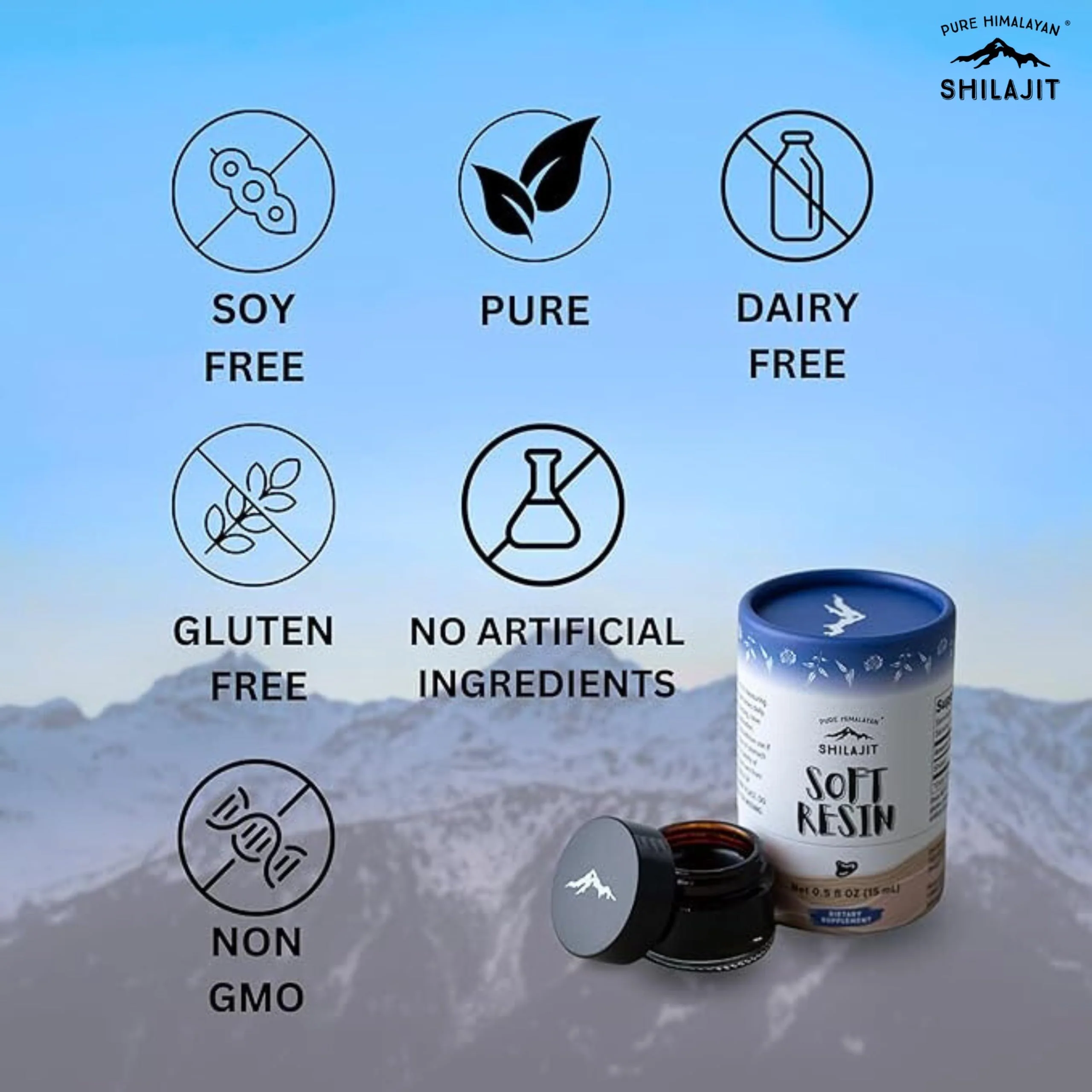Himalayan Shilajit Soft Resin – Grade A, 15ml/0.5oz | 85+ Minerals & Fulvic Acid | Pure Himalyan Shilajit - Image 7