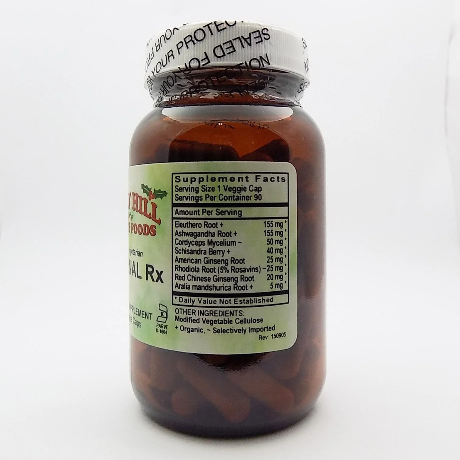 Holly Hill Health Foods – 100% Vegetarian Adrenal Rx (2-Pack) – 90 Vegetarian Capsules - Image 5