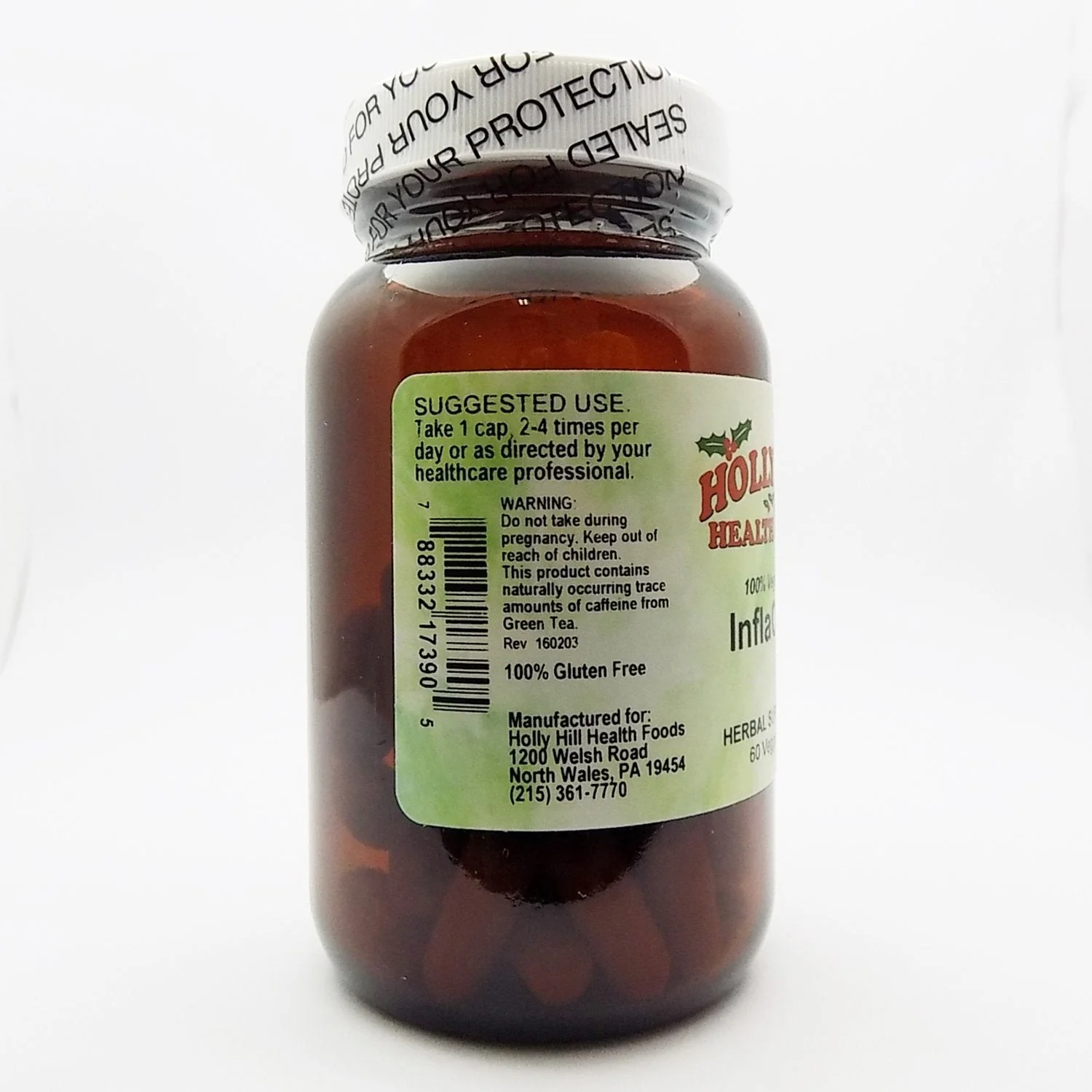 Holly Hill Inflacalm - 60 Vegetarian Capsules (Pack of 2) - Image 3