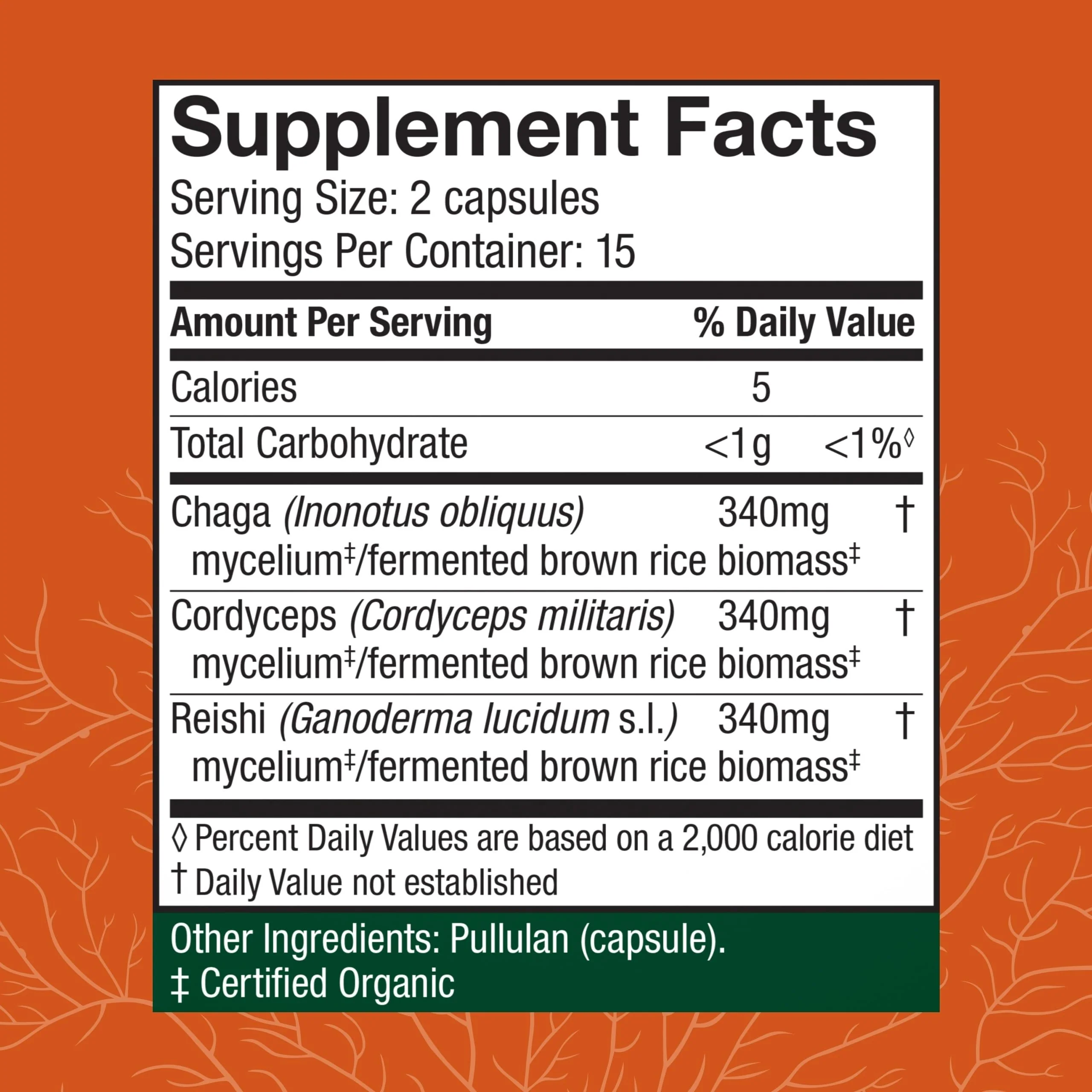 Host Defense Breathe Capsules – Immune & Respiratory Support (Pack of 2) | Chaga, Reishi & Cordyceps - Image 2