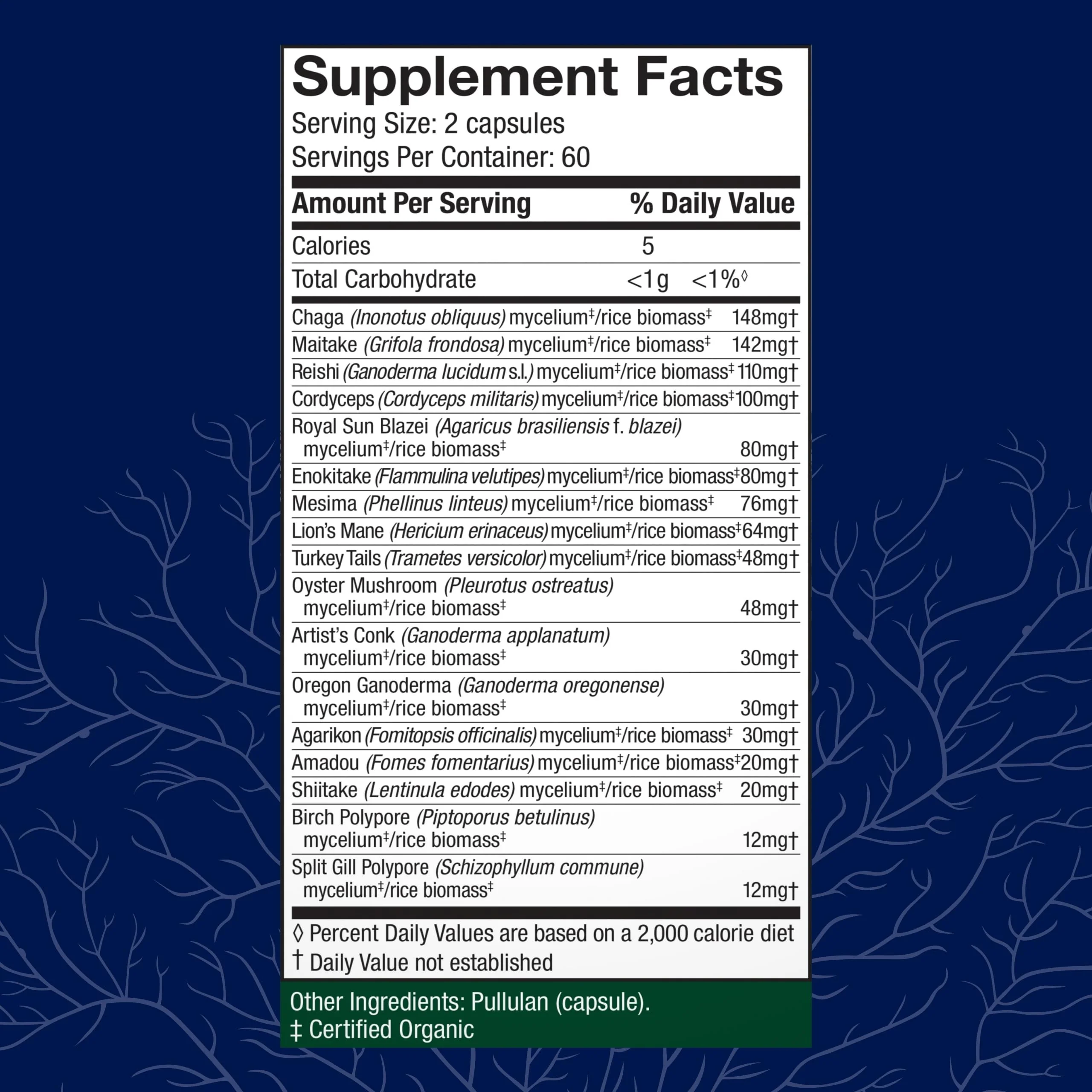 Host Defense MyCommunity Capsules – 17-Species Mushroom Blend for Immune Support (120 Vegan Capsules) - Image 3
