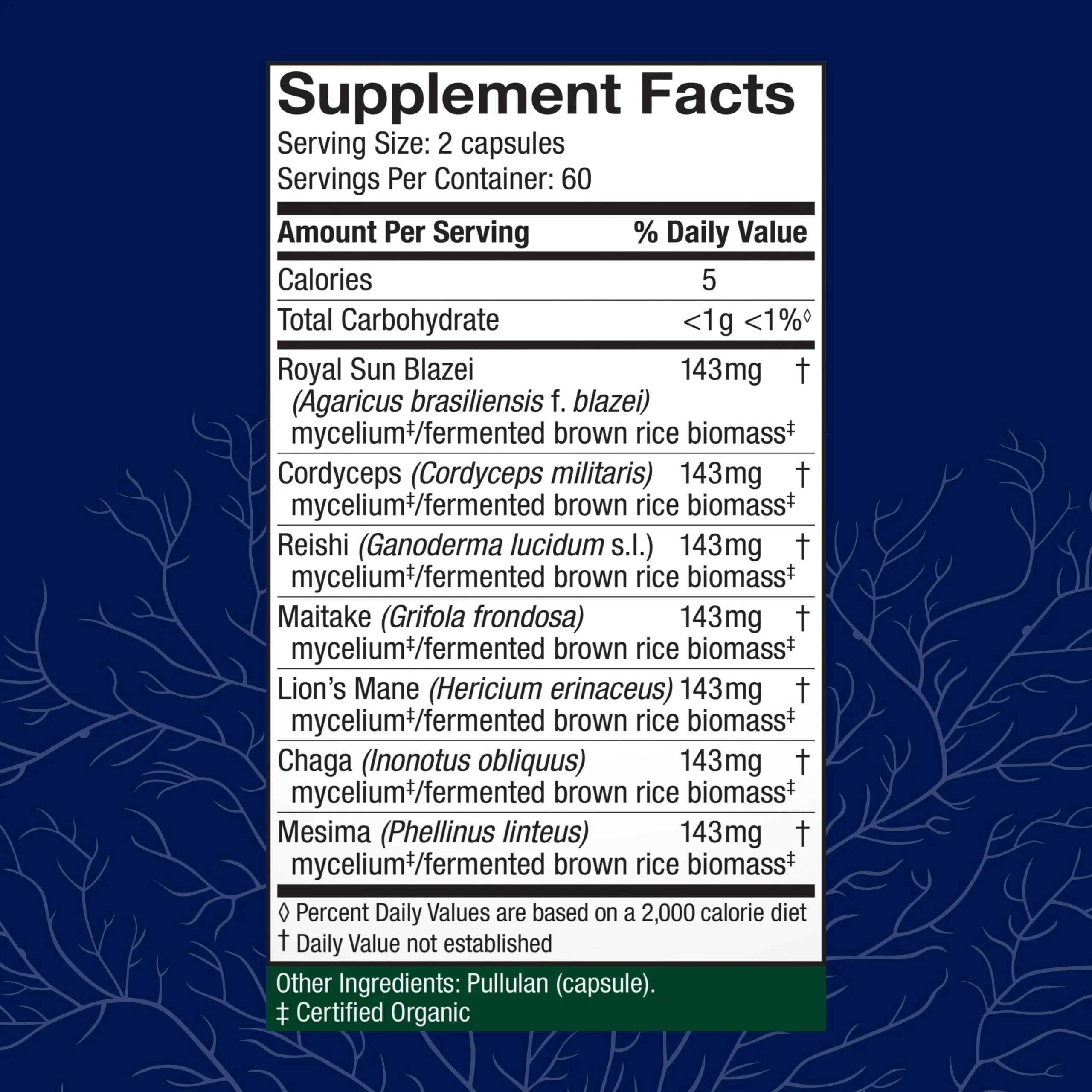 Host Defense Stamets 7-7 Species Mushroom Blend – Immune Support Supplement – 120 Capsules - Image 3