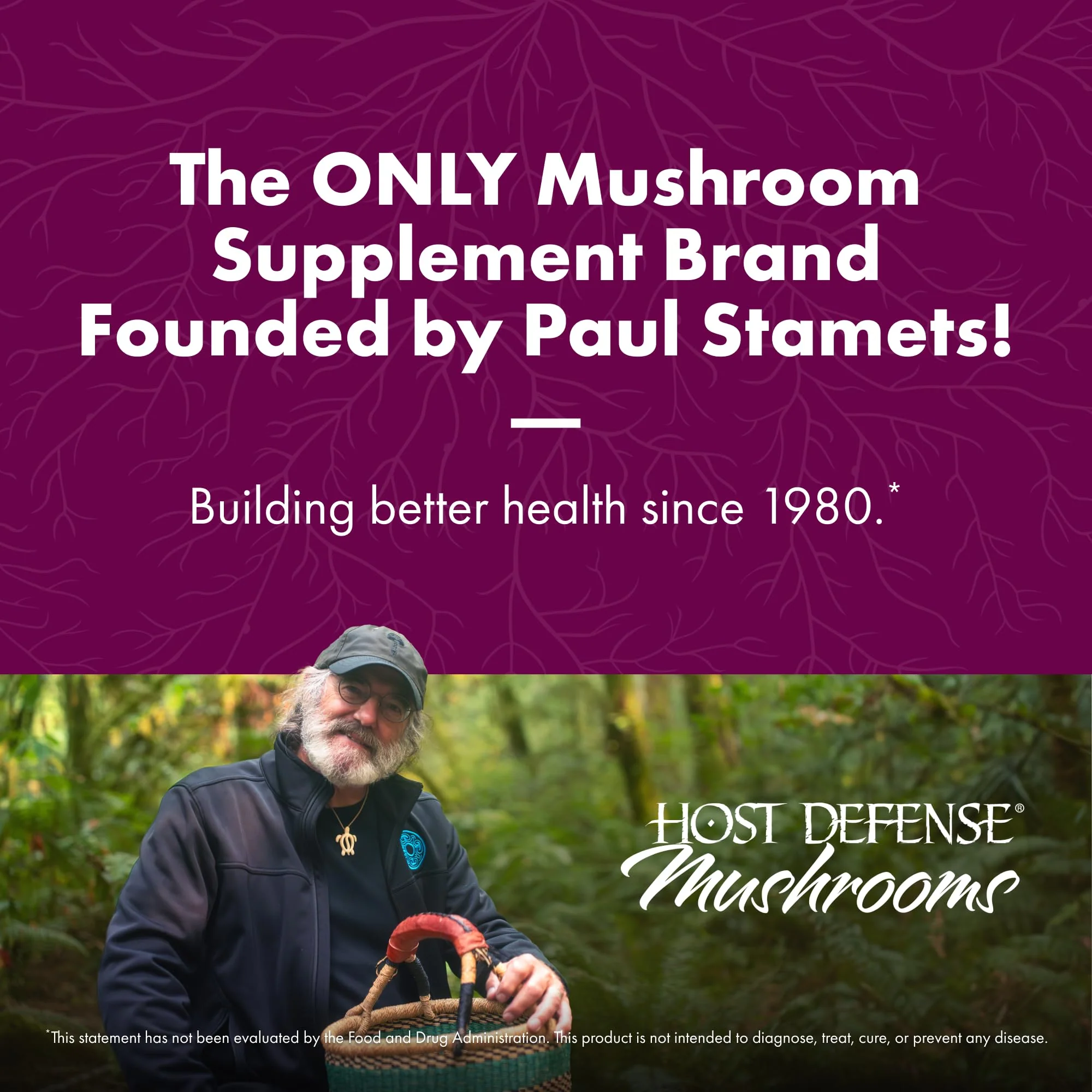 Host Defense Turkey Tail Capsules - 240 ct (Two 120 ct) - Immune & Digestive Health - Image 2
