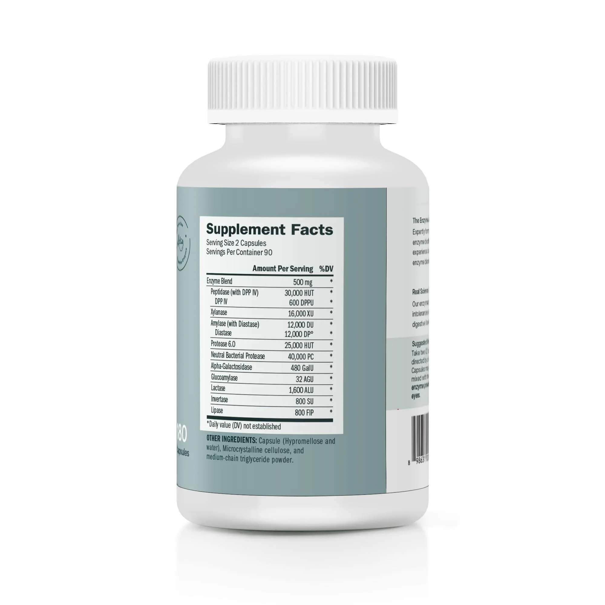 Houston Enzymes TriEnza - Digestive Enzyme Supplement for Gluten, Casein, Soy, Carbs & Fats | 180 Chewable Tablets - Image 11