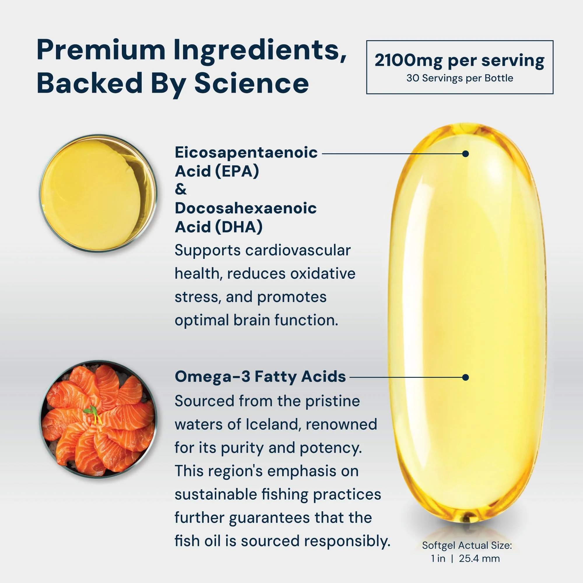 HPN N(4) Icelandic Omega-3 Fish Oil – 3,000 mg EPA/DHA, 90 Softgels | Joint & Brain Health - Image 3