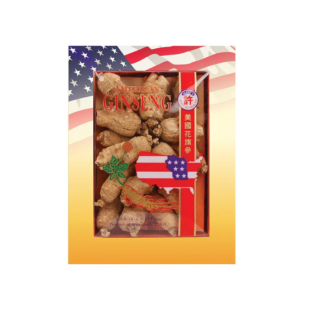Hsu's Ginseng SKU 111-4 – American Ginseng (Marathon County, WI) 4oz Box | 许氏花旗参 - Image 4