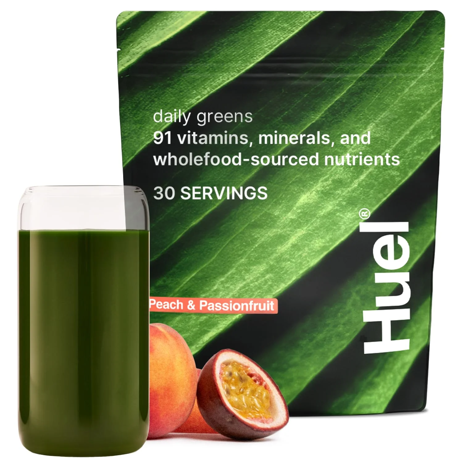 Huel Daily Greens Peach Passionfruit | Superfood Greens Powder with 91 Vitamins, Adaptogens & Probiotics | 30 Servings - Image 10