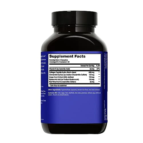 HUM Collagen Love Skin — Collagen Peptides with Hyaluronic Acid & Vitamin C, 90 Capsules - Image 11