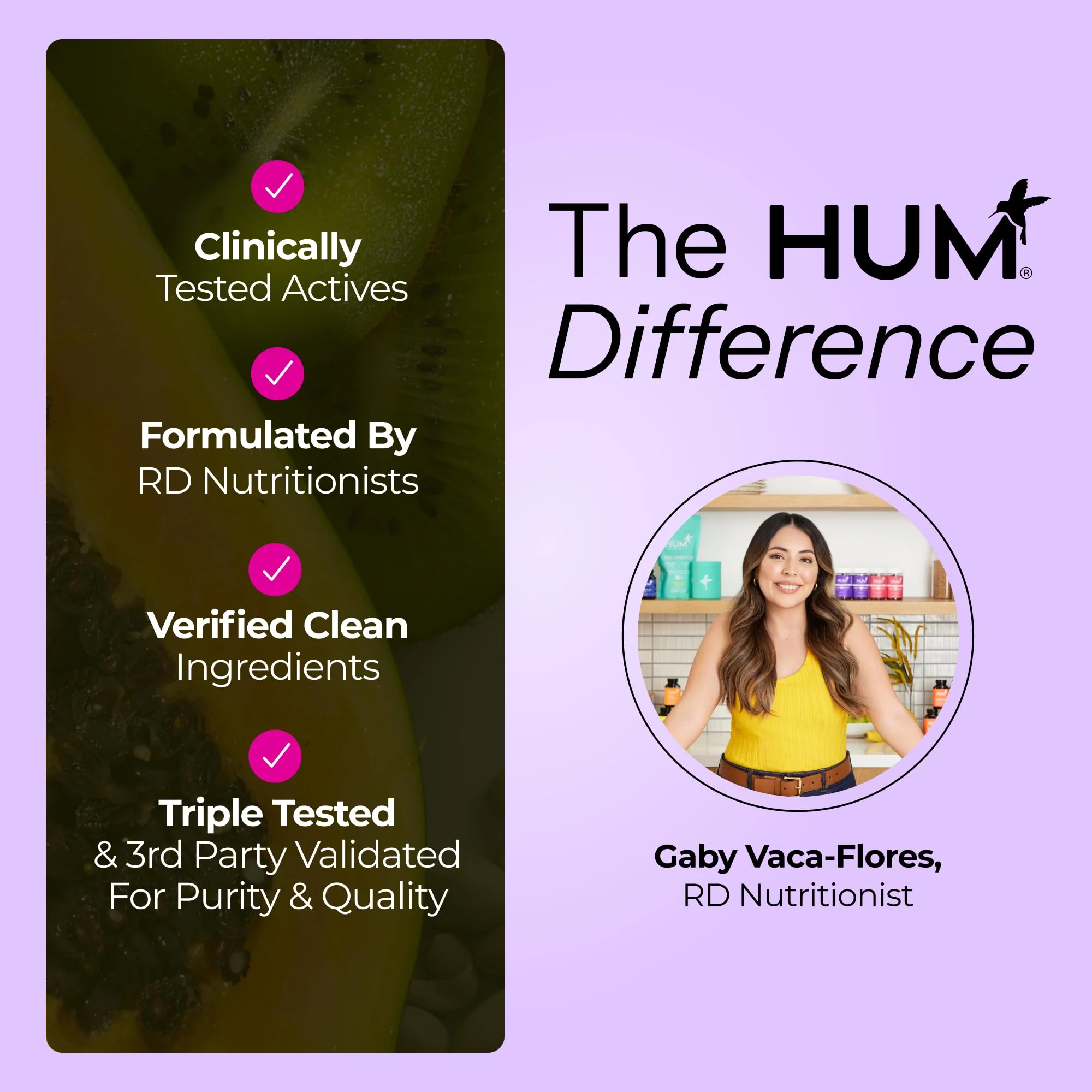 HUM Turn Back Time Turmeric Supplement for Youthful Skin | Green Tea Extract, Lutein & Polyphenols | 60 Vegan Capsules - Image 8