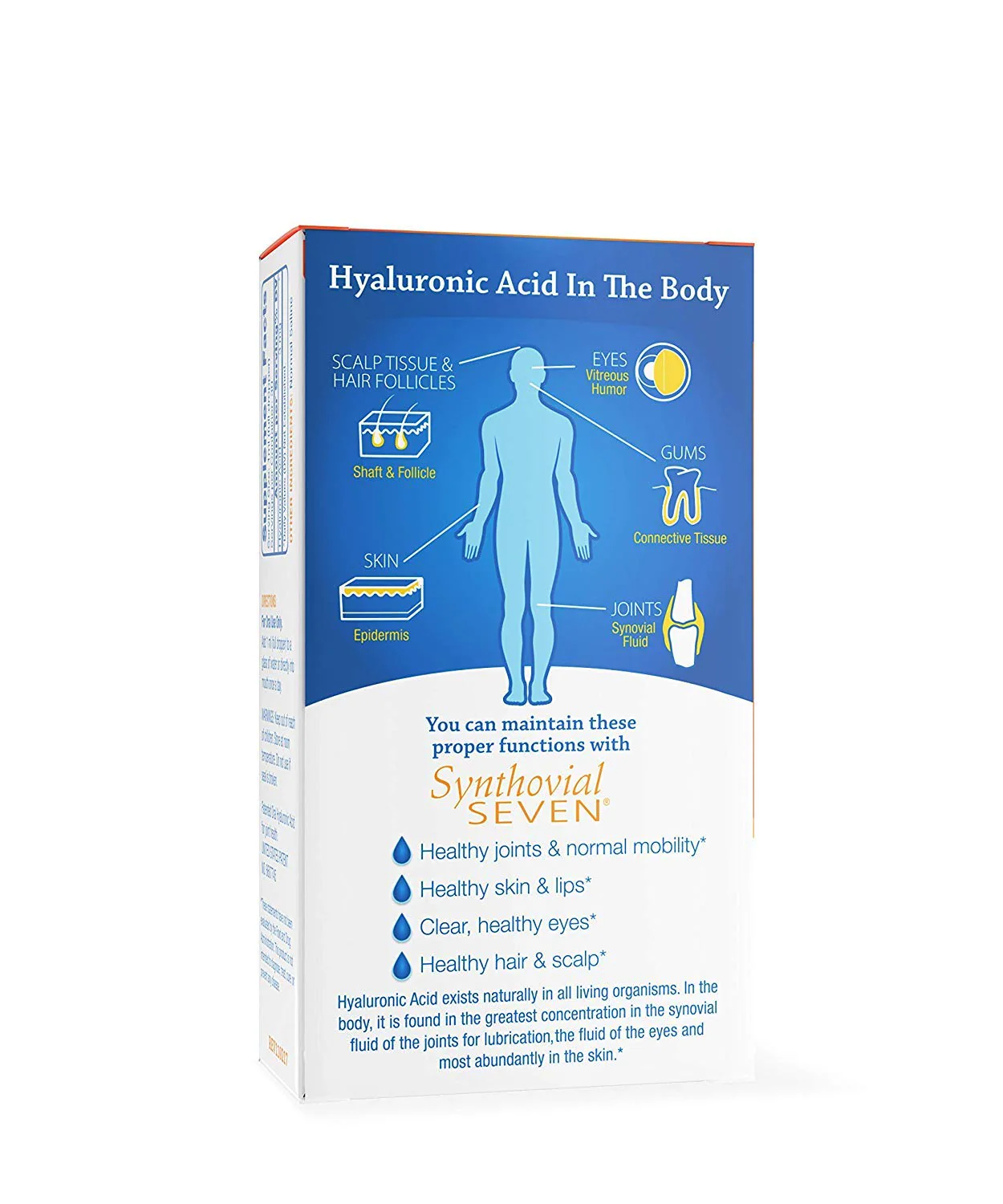 Hyalogic Synthovial Seven Liquid Hyaluronic Acid – Vegan Oral Joint & Skin Support, High Molecular Weight, 1 oz (2 Pack) - Image 3