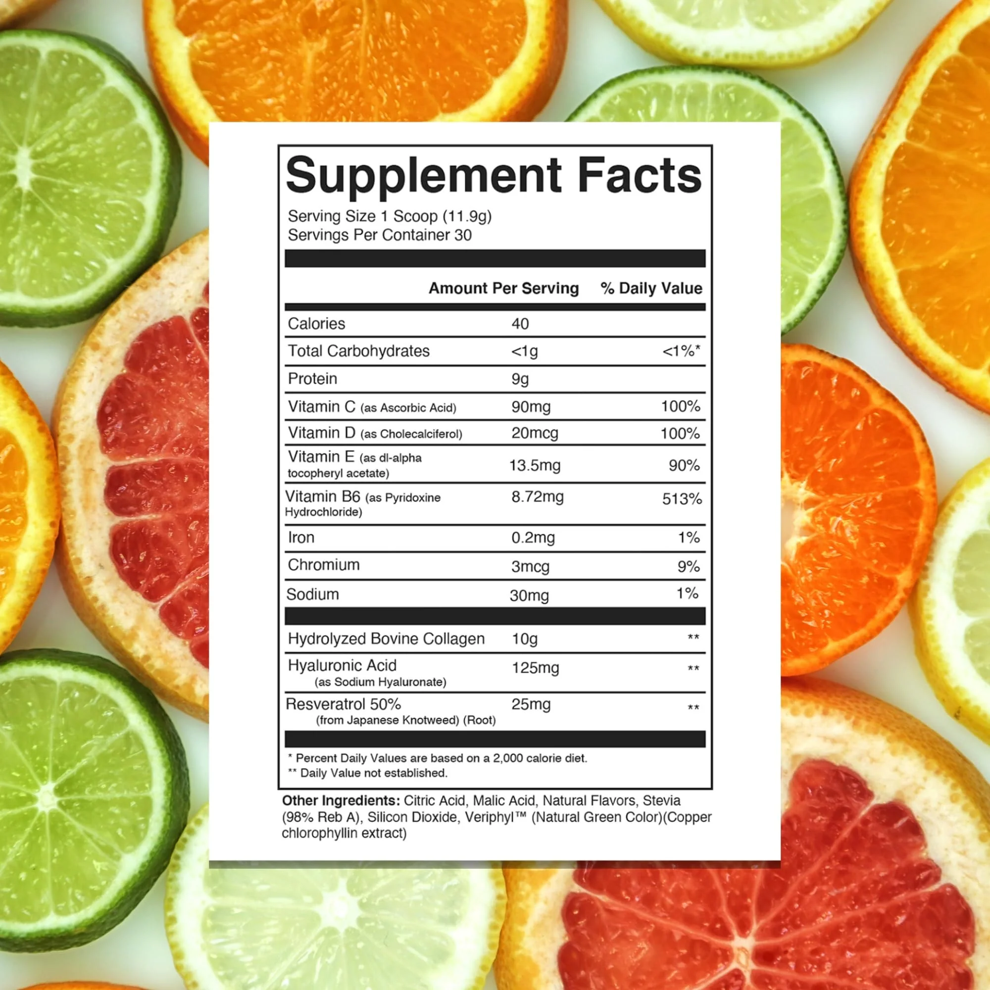 Hydrolyzed Collagen Peptides Powder – Grass-Fed with Vitamins C/D/E, Hyaluronic Acid & Resveratrol | Pink Lemonade 30 Servings - Image 4