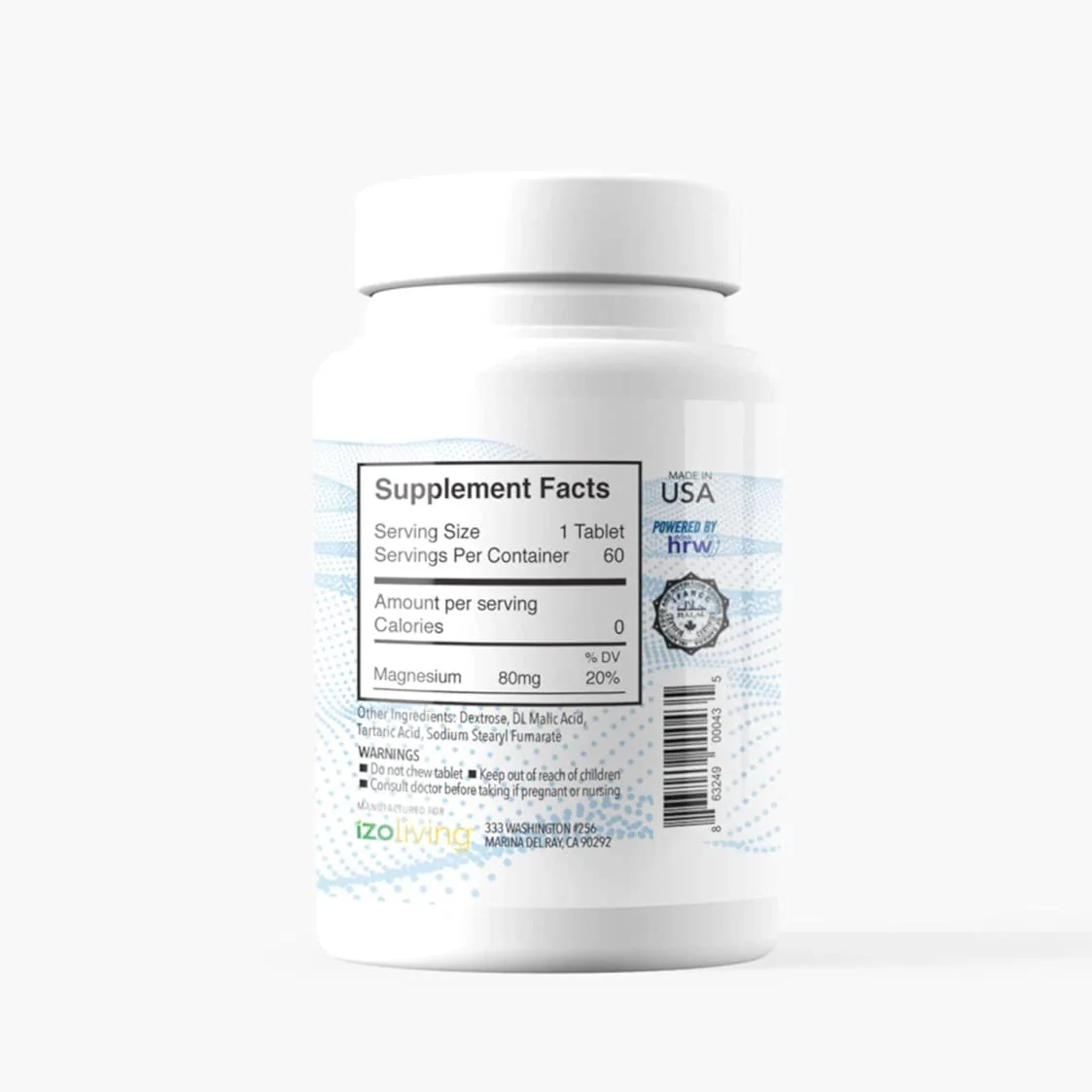 HydroTab Molecular Hydrogen H2 Dietary Supplement – NON-GMO, Gluten Free, Soy Free (60 Tablets) - Image 9