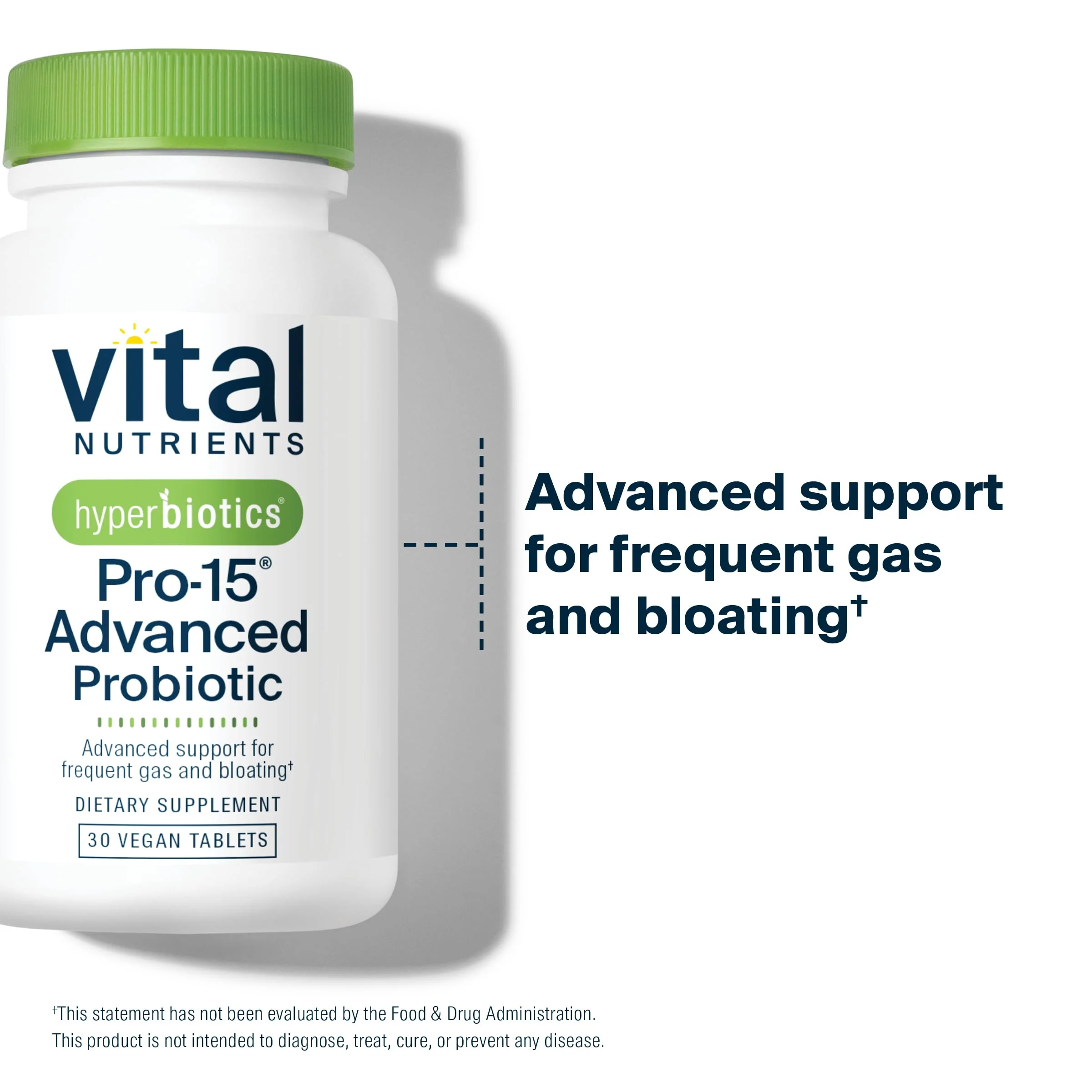 Hyperbiotics Vital Nutrients Pro-15 Probiotics – 15 Strains + Kiwifruit | 30 Vegan Tablets - Image 4