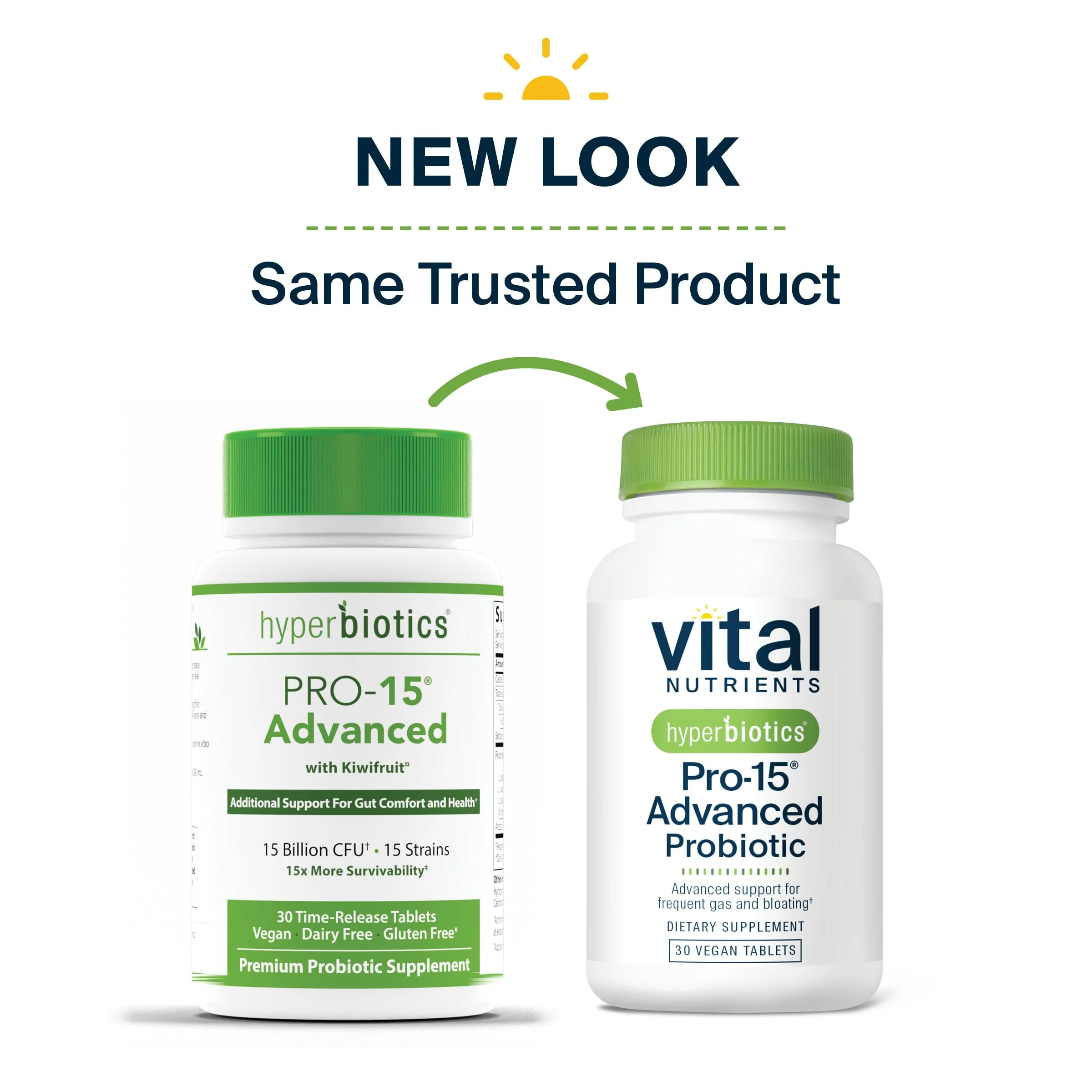 Hyperbiotics Vital Nutrients Pro-15 Probiotics – 15 Strains + Kiwifruit | 30 Vegan Tablets - Image 9